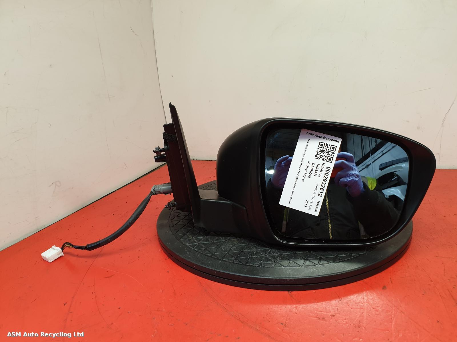 View Auto part R Door Mirror Nissan Qashqai 2015