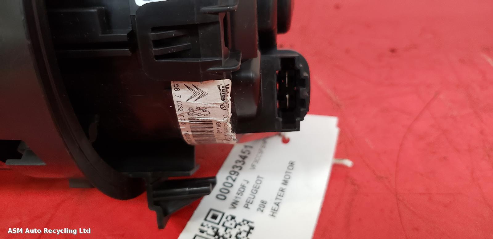 View Auto part Heater Motor/Assembly Peugeot 208 2015
