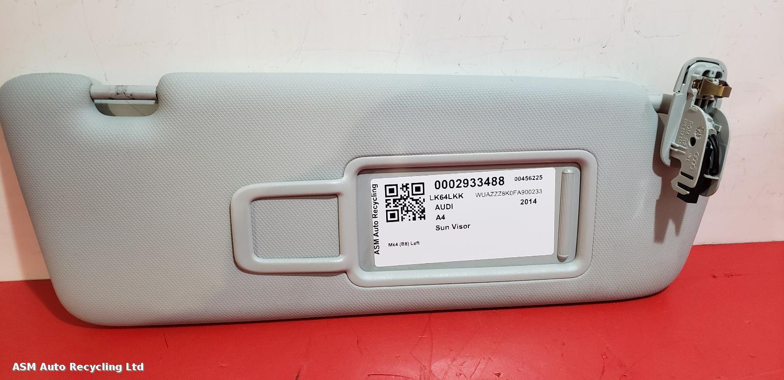 View Auto part Sun visor Audi A4 2014