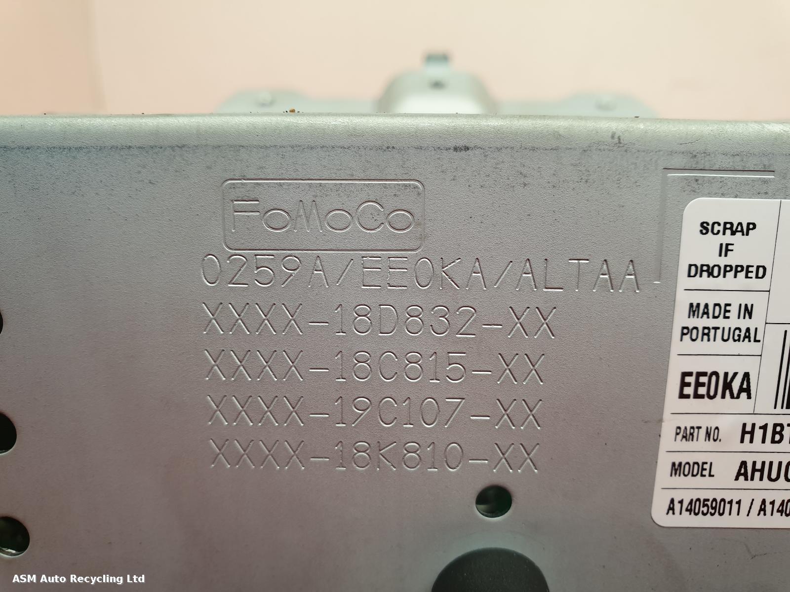 View Auto part A/V Equipment Ford Puma 2020