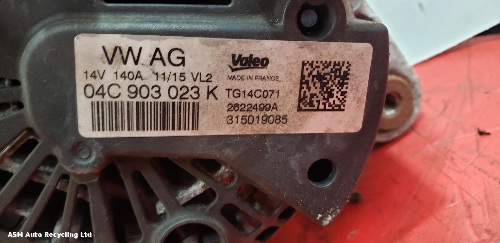 View Auto part Alternator Volkswagen Golf 2016