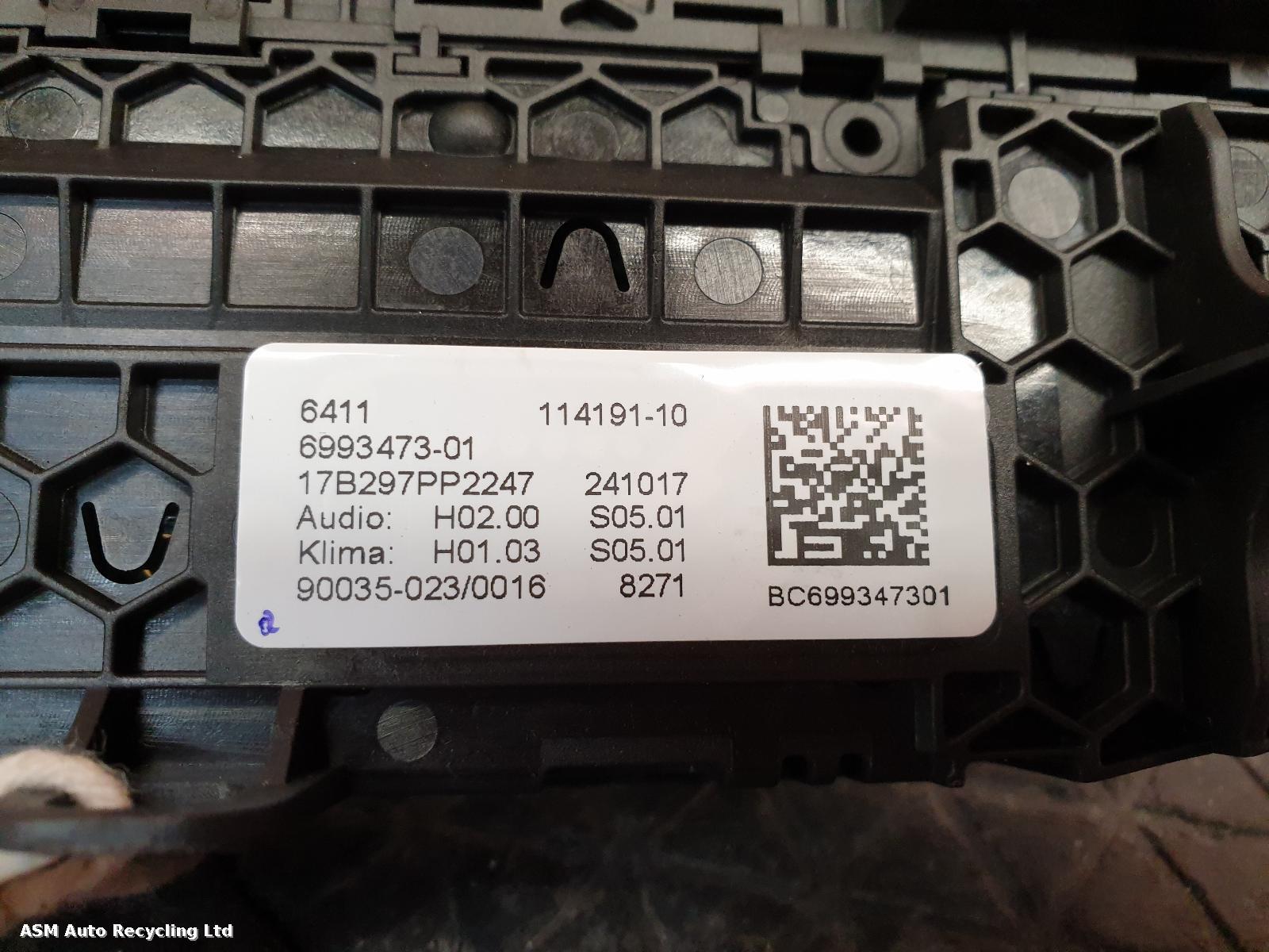View Auto part Heater/AC Controller Bmw 7 Series 2018