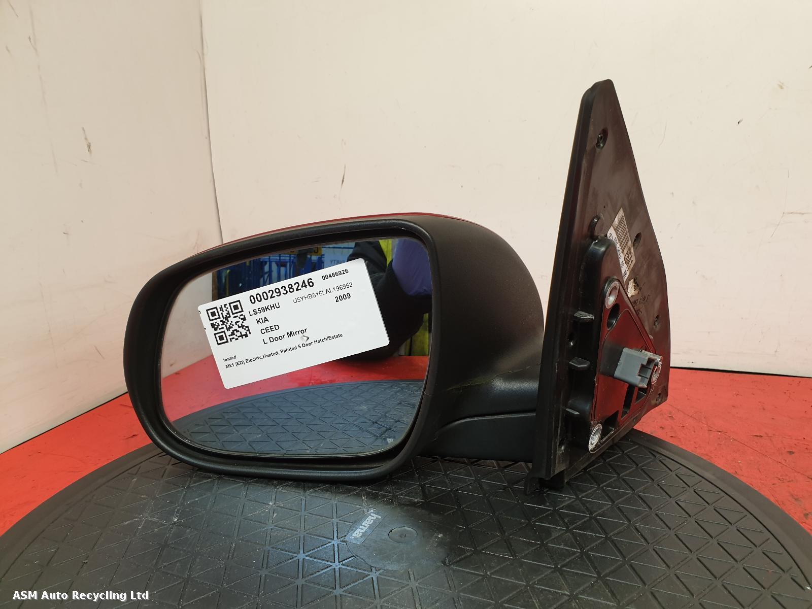 View Auto part L Door Mirror Kia Ceed 2009