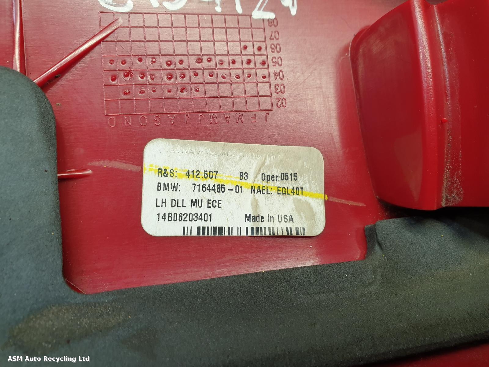 View Auto part L Taillight Bmw X5 2006