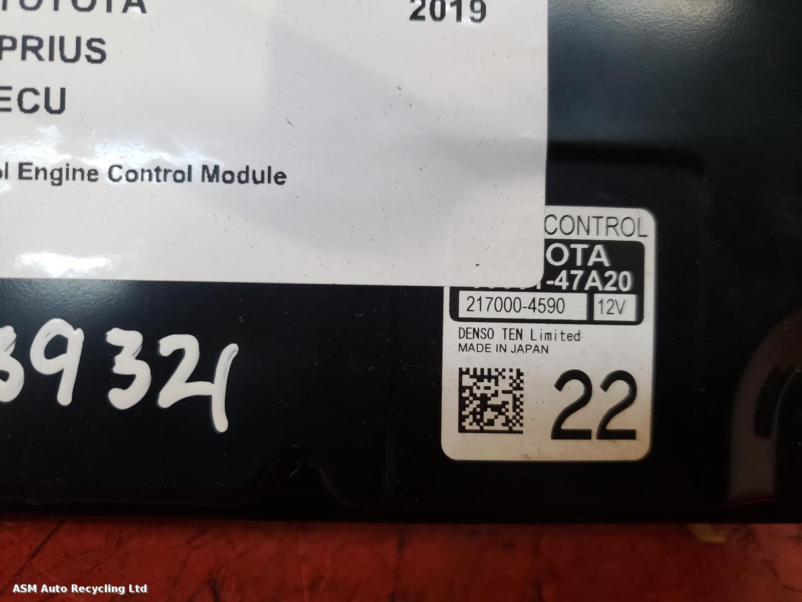 View Auto part ECU Toyota Prius 2019