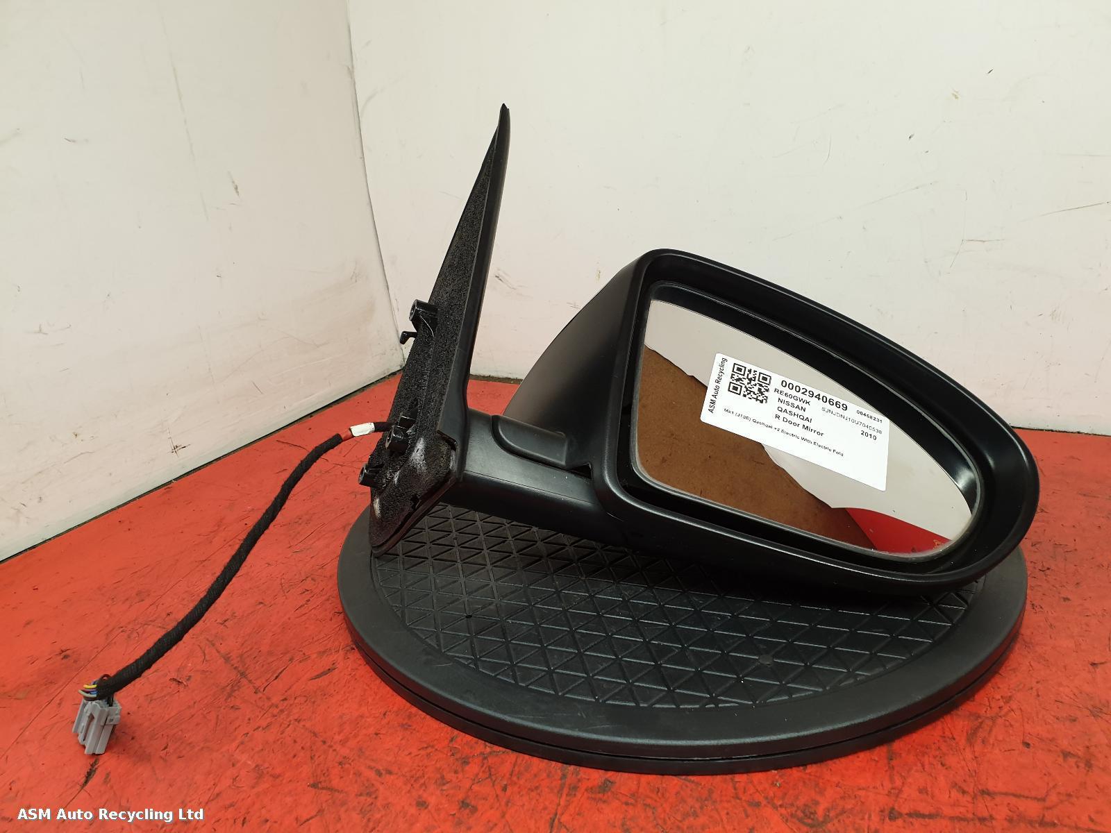 View Auto part R Door Mirror Nissan Qashqai 2010