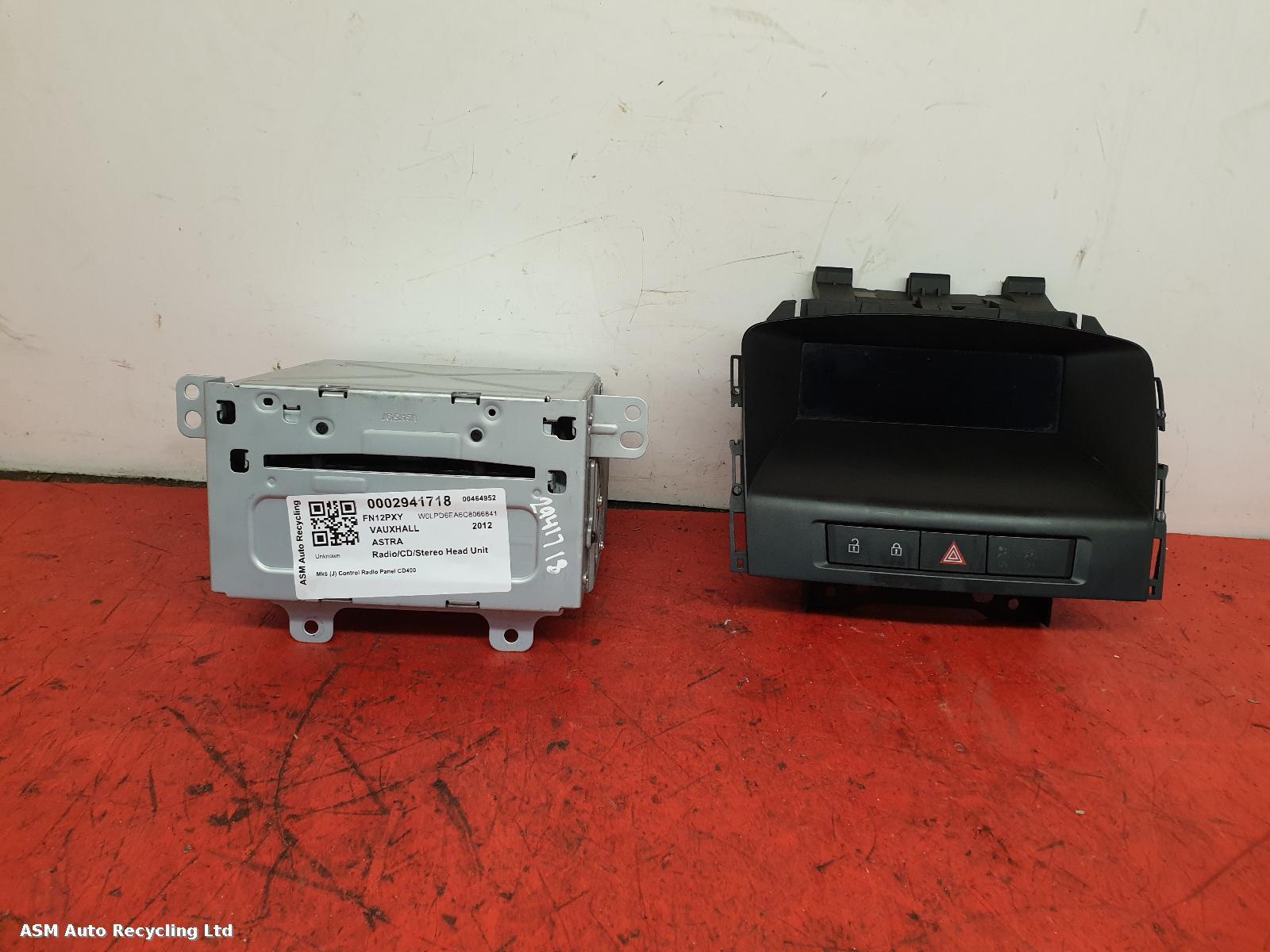 View Auto part A/V Equipment Vauxhall Astra 2012