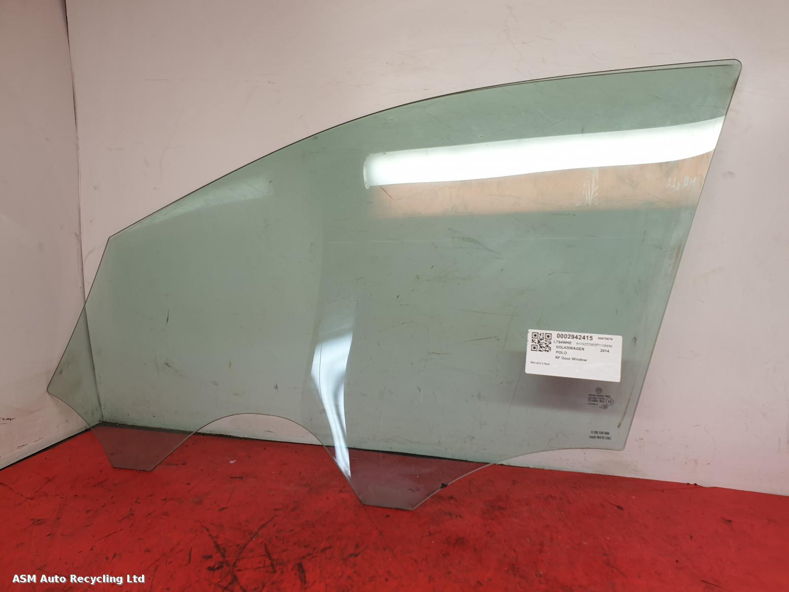 View Auto part RF Door Window Volkswagen Polo 2014