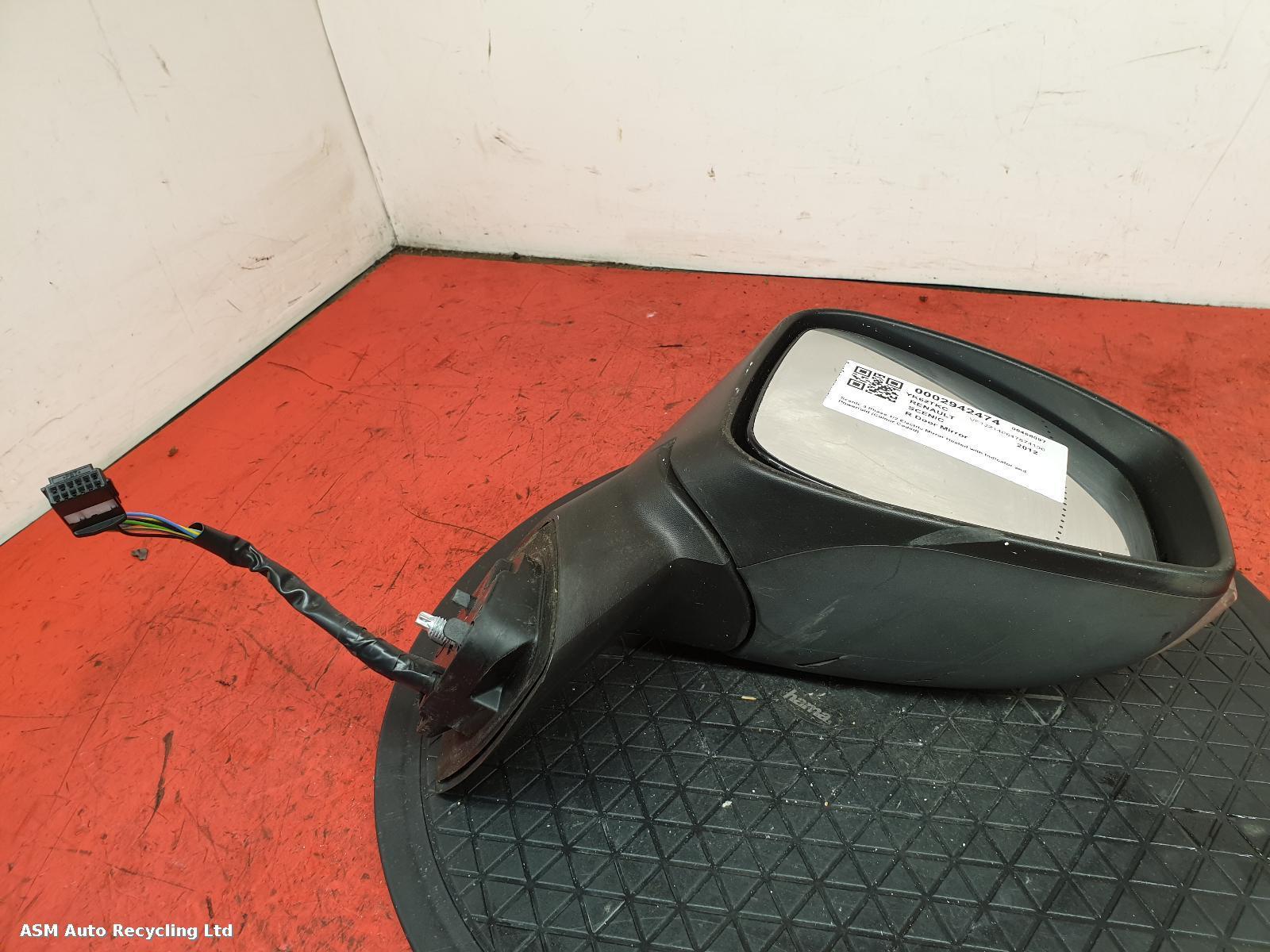 View Auto part R Door Mirror Renault Scenic 2012
