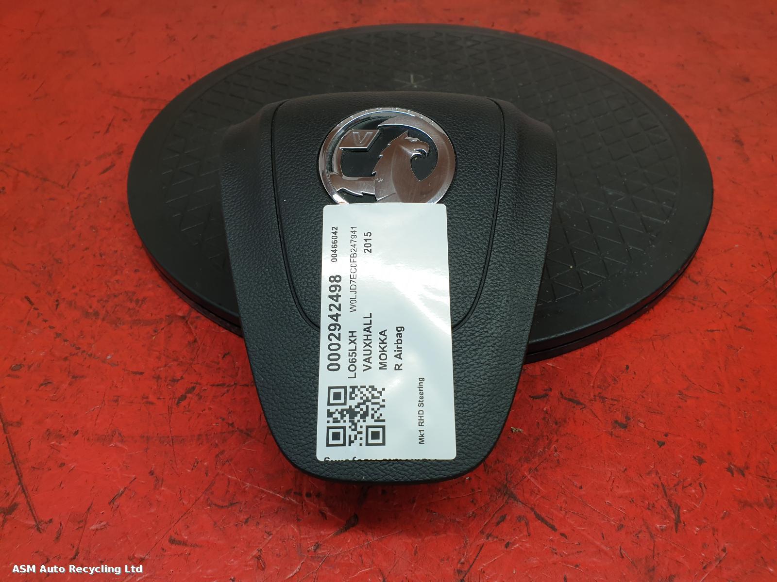 View Auto part R Air Bag Vauxhall Mokka 2015