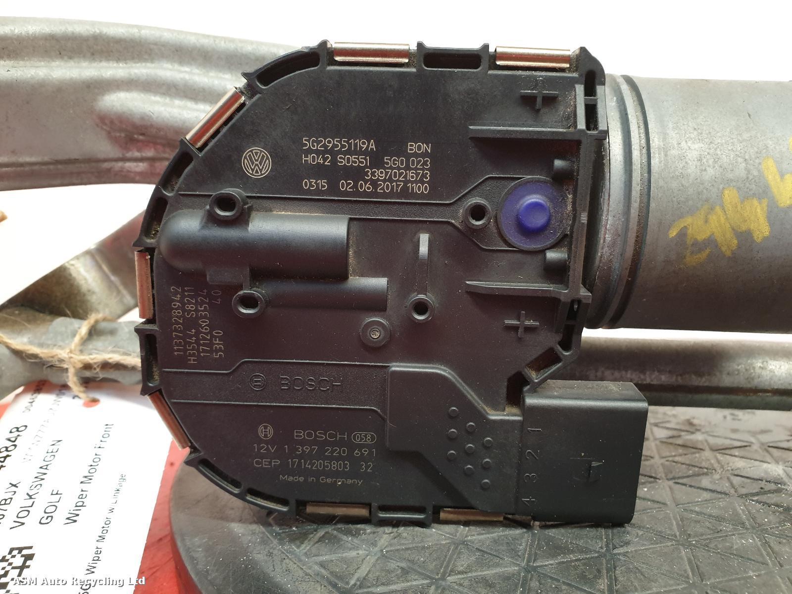 View Auto part Wiper Motor Front Volkswagen Golf 2017