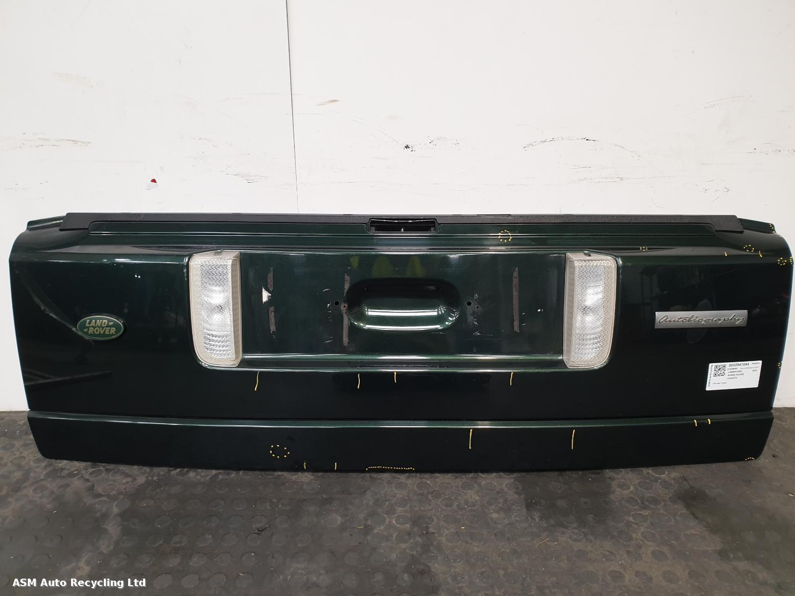 View Auto part Bootlid/Tailgate Land Rover Range Rover 2002