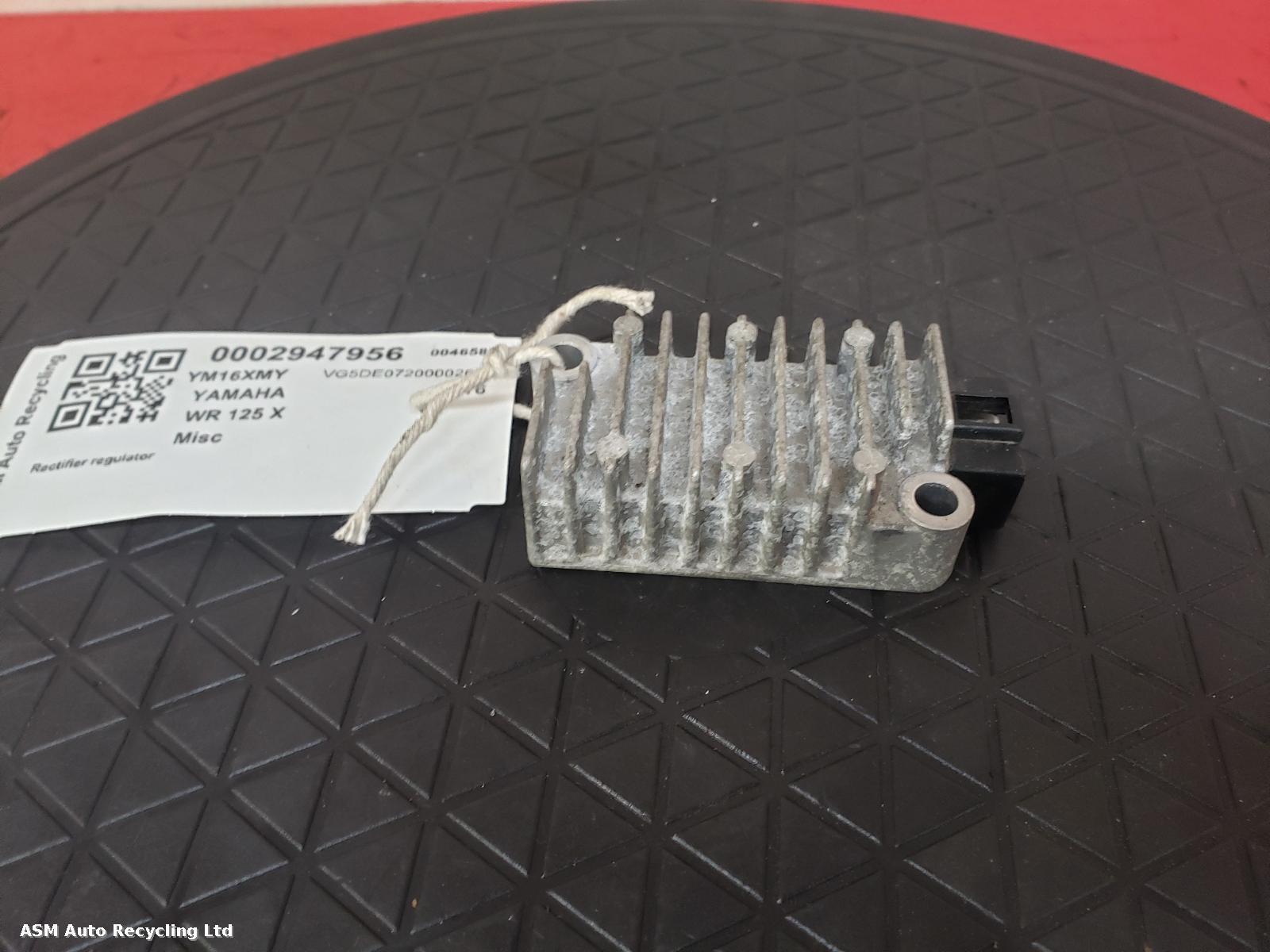 View Auto part Regulator/Rectifier Yamaha Wr 125 X 2016