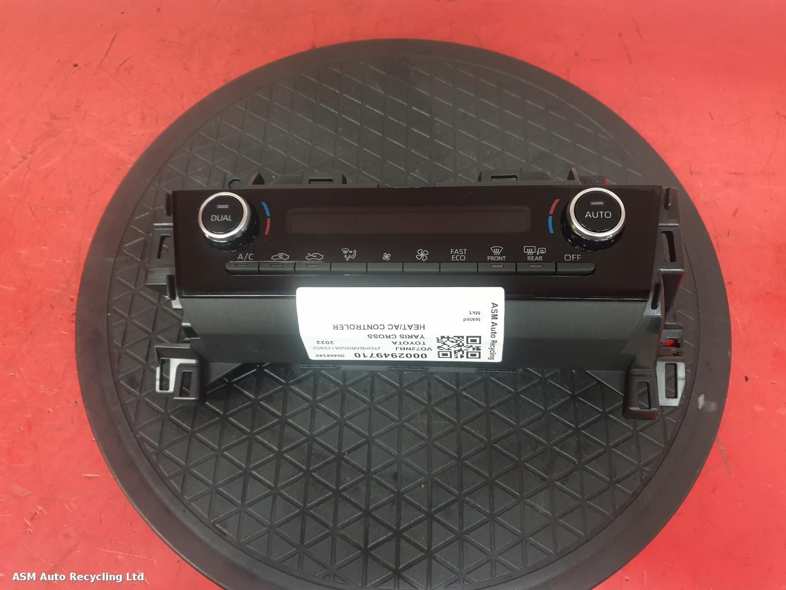 View Auto part Heater/AC Controller Toyota Yaris Cross 2022