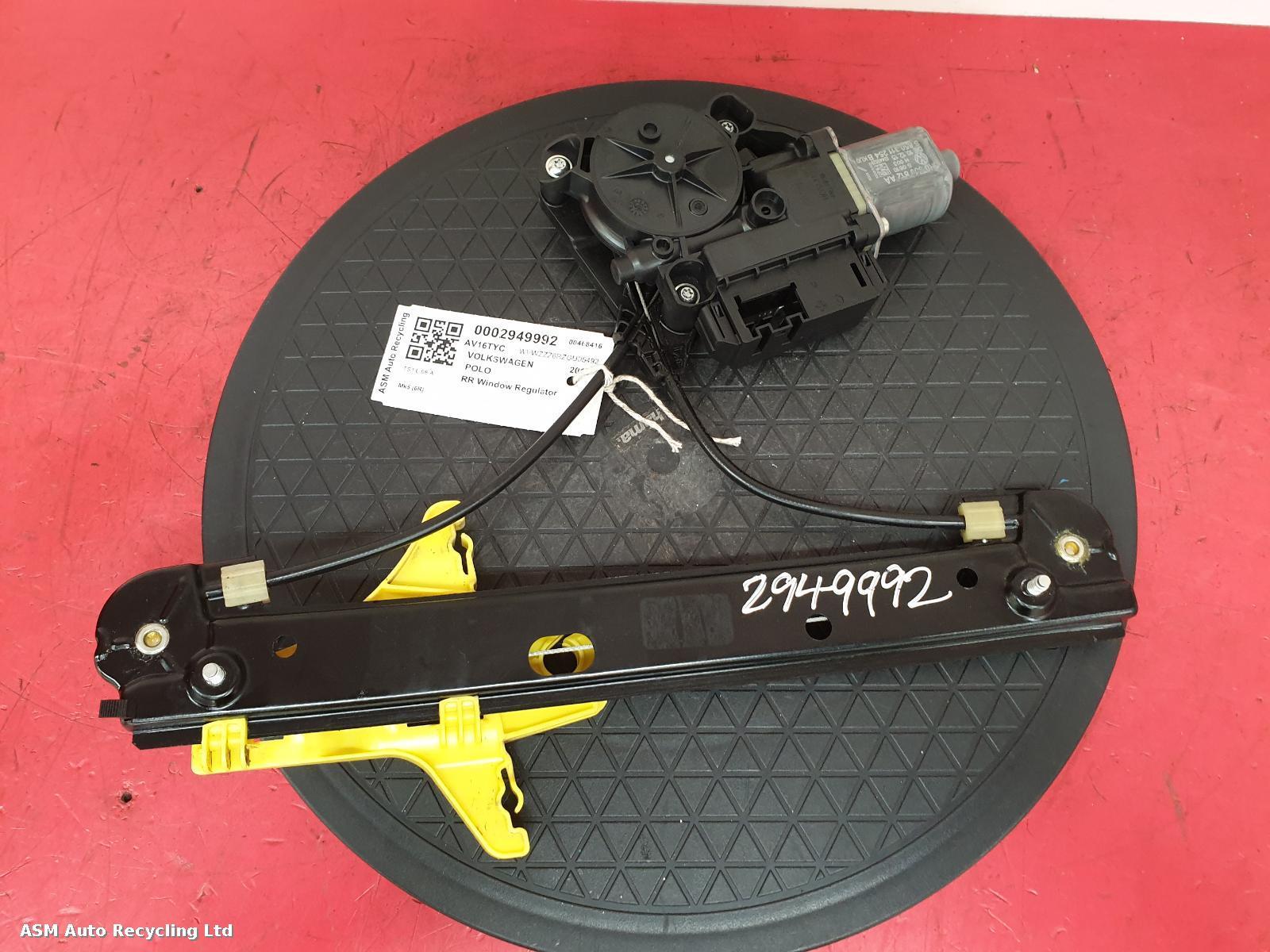 View Auto part RR Window Regulator Volkswagen Polo 2016
