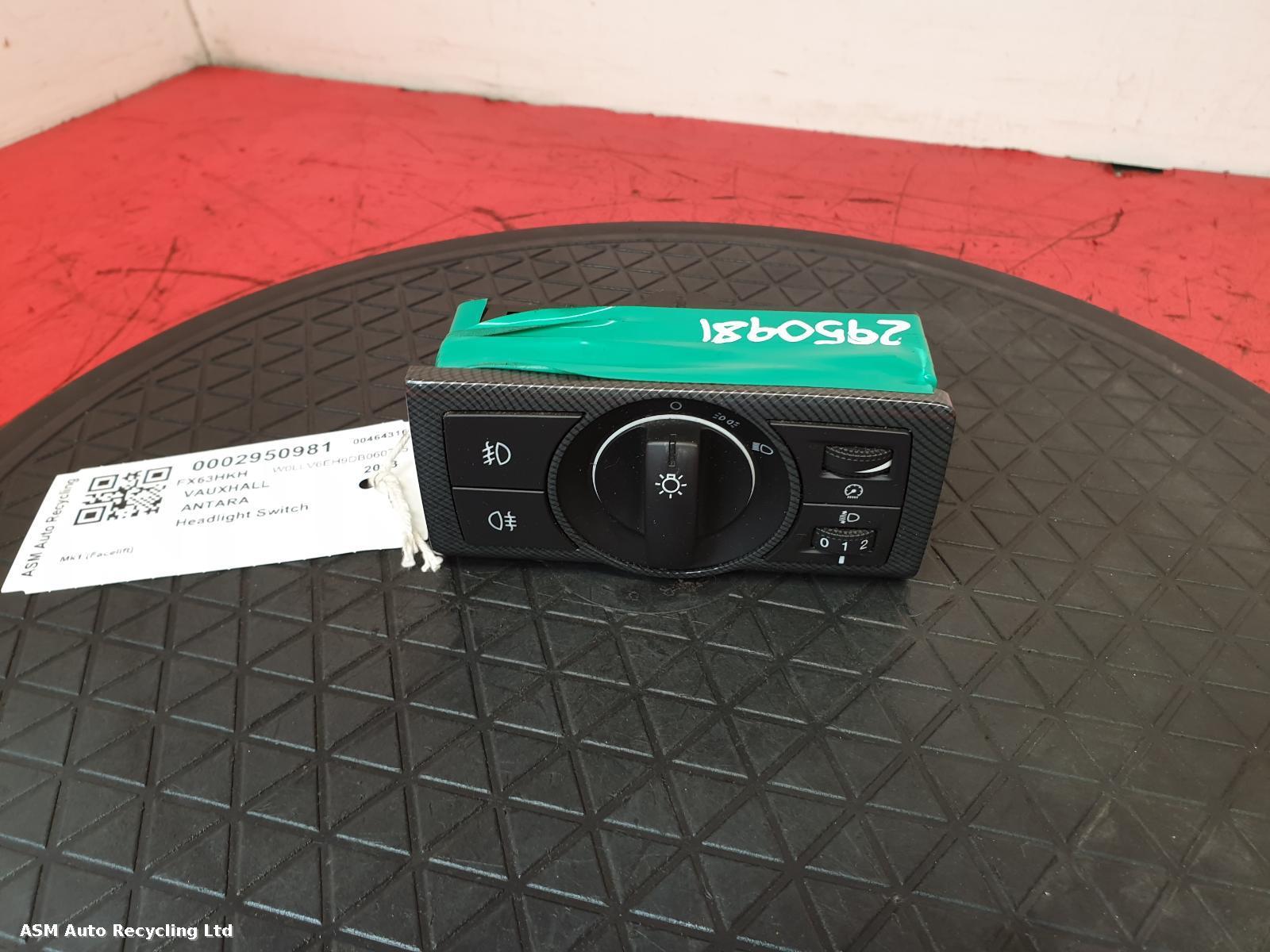 View Auto part Headlight Switch Vauxhall Antara 2013