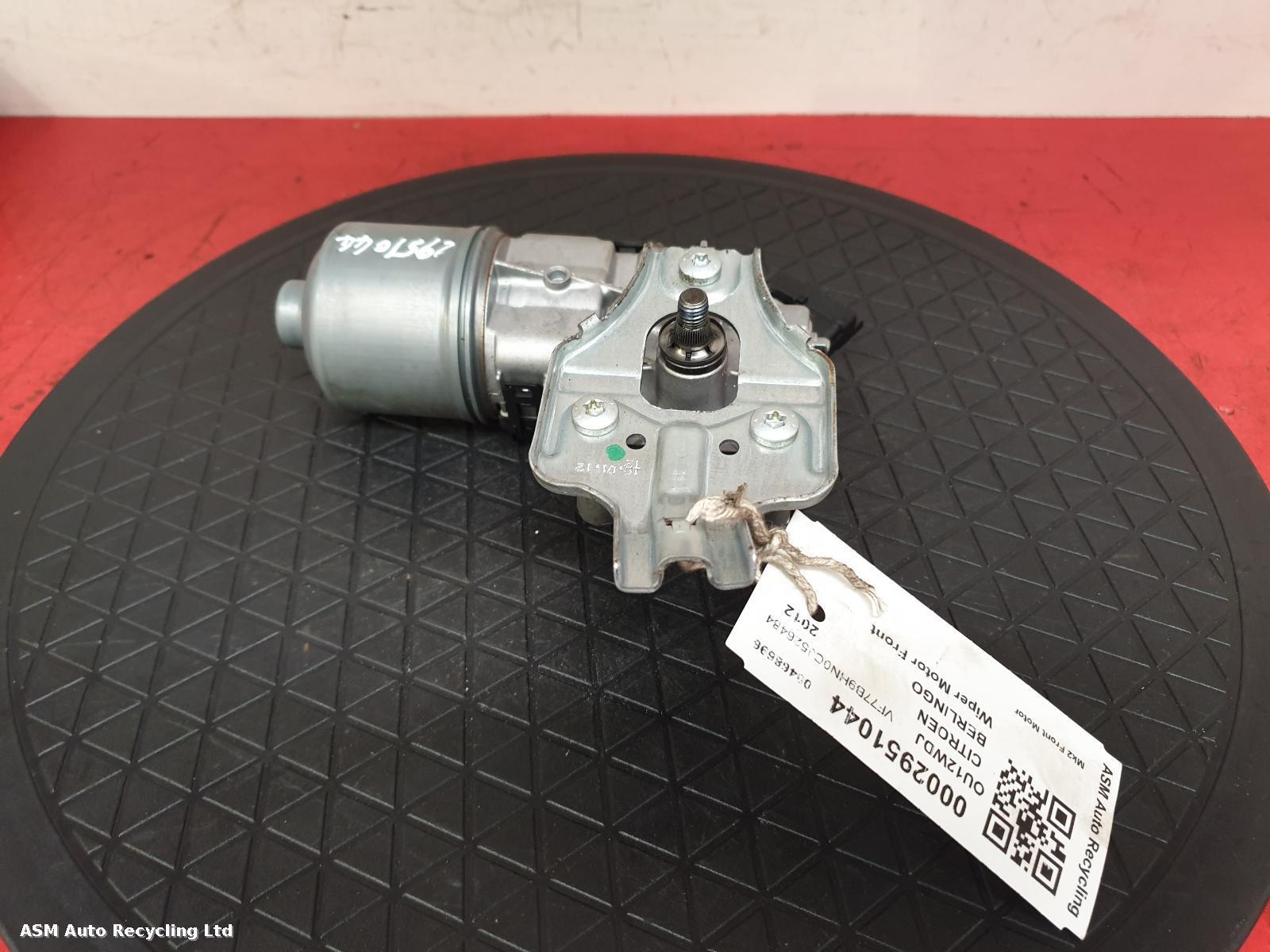 View Auto part Wiper Motor Front Citroen Berlingo 2012