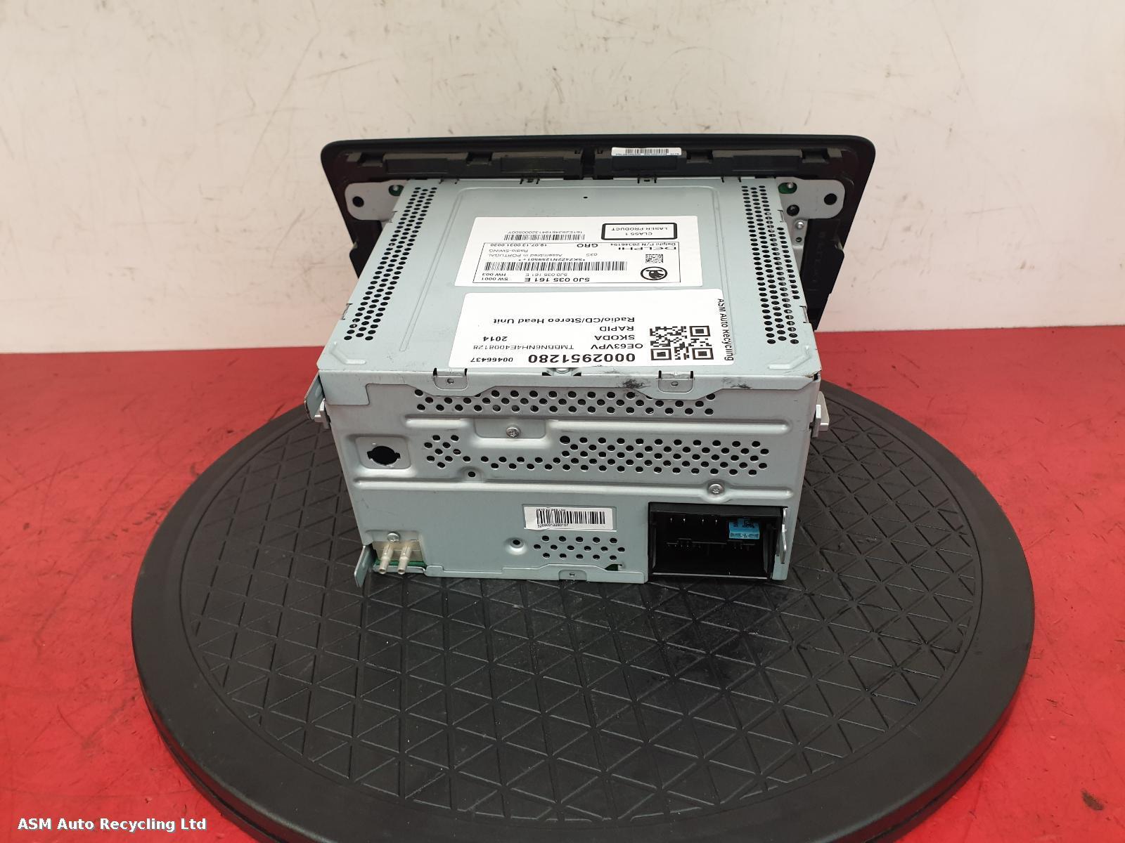 View Auto part A/V Equipment Skoda Rapid 2014