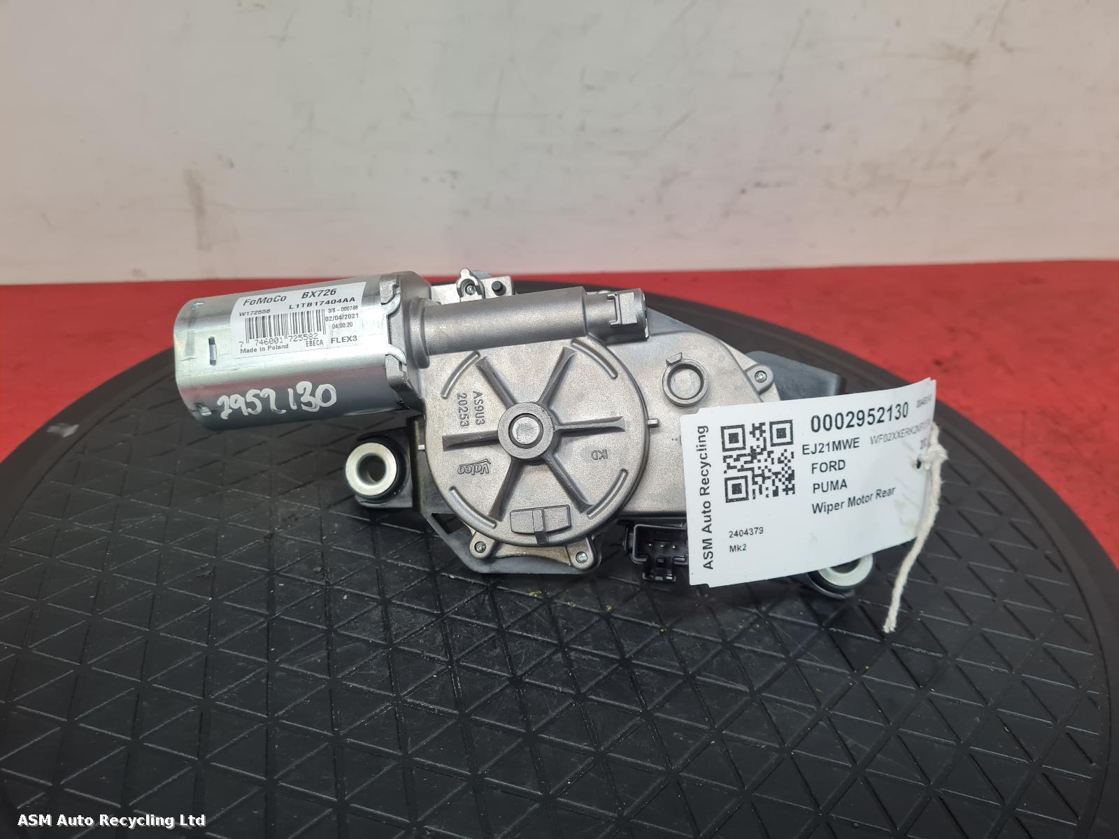 View Auto part Wiper Motor Rear Ford Puma 2021