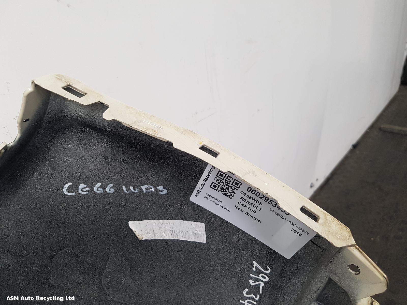 View Auto part Rear Bumper Renault Captur 2016
