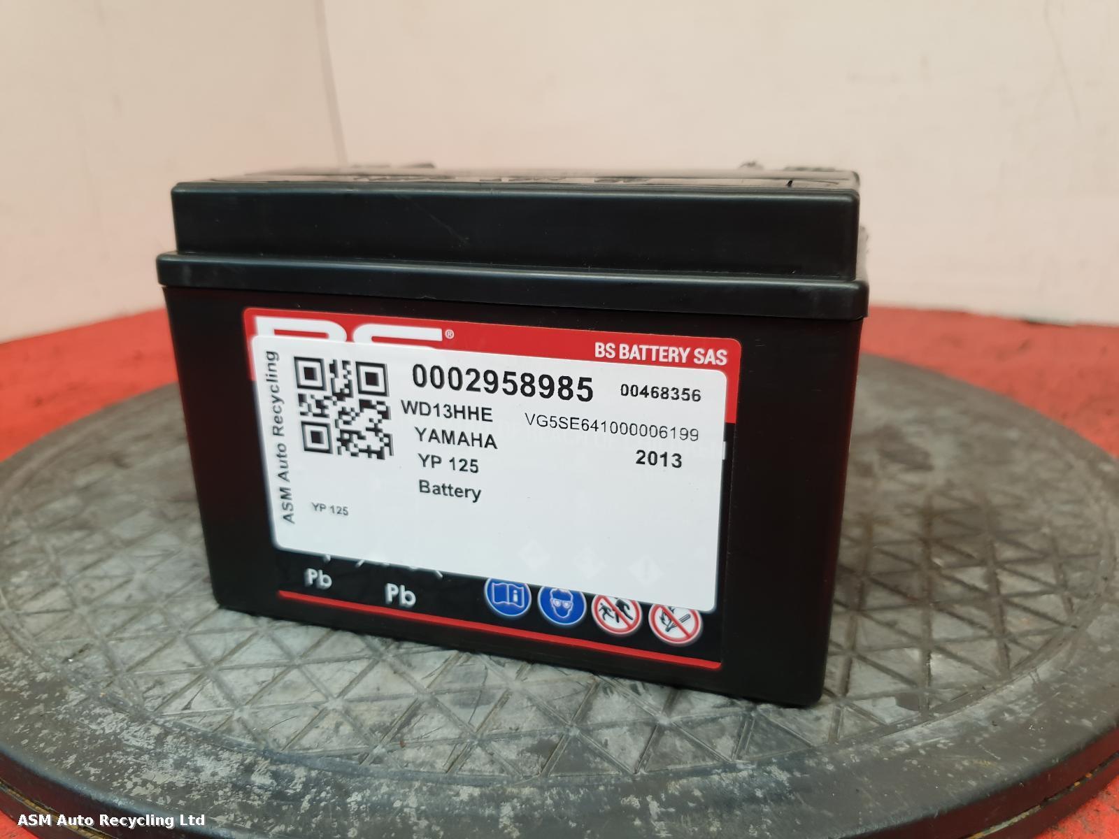 View Auto part Battery Yamaha Yp 125 2013