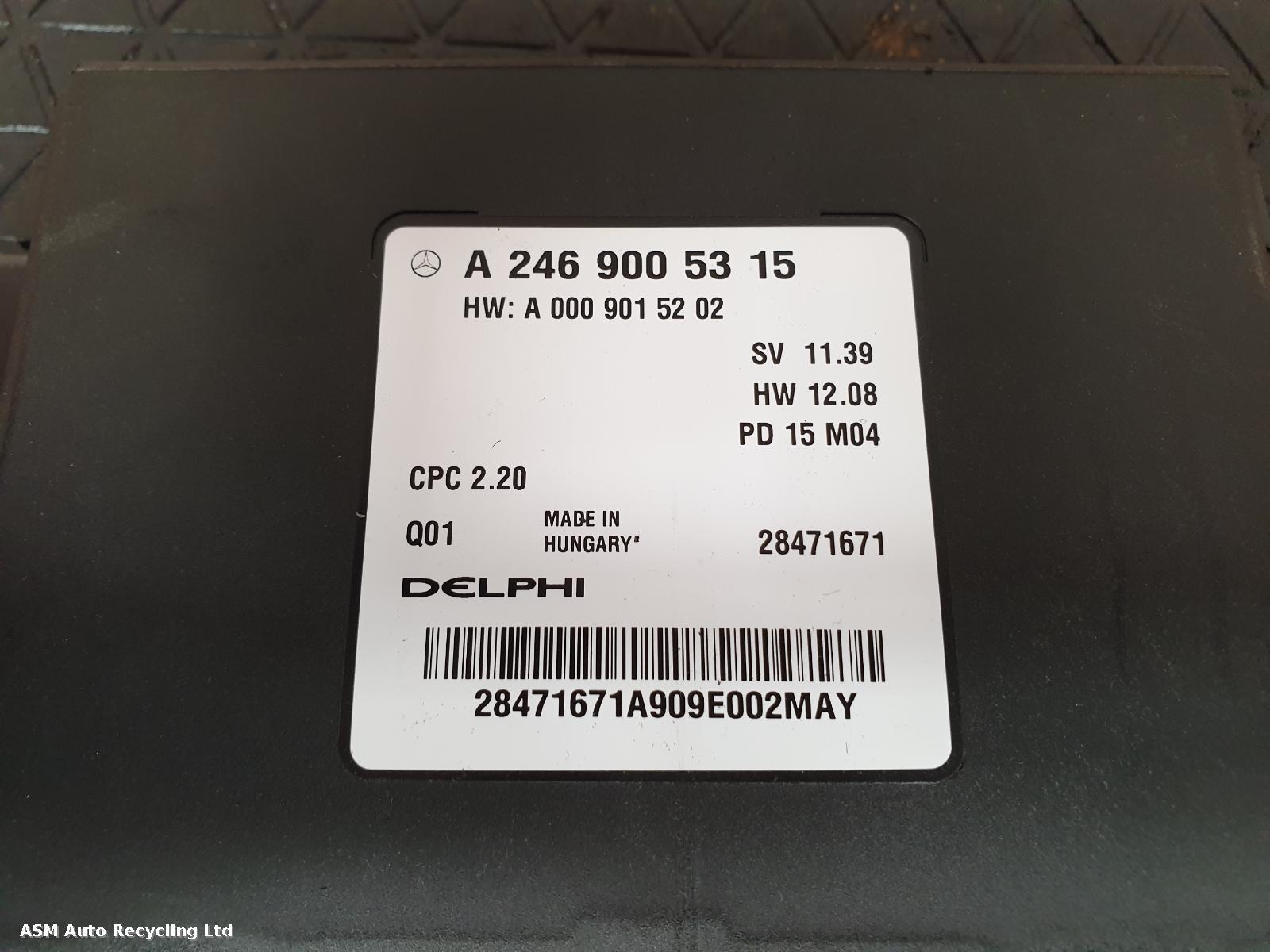 View Auto part ECU Mercedes A Class 2015