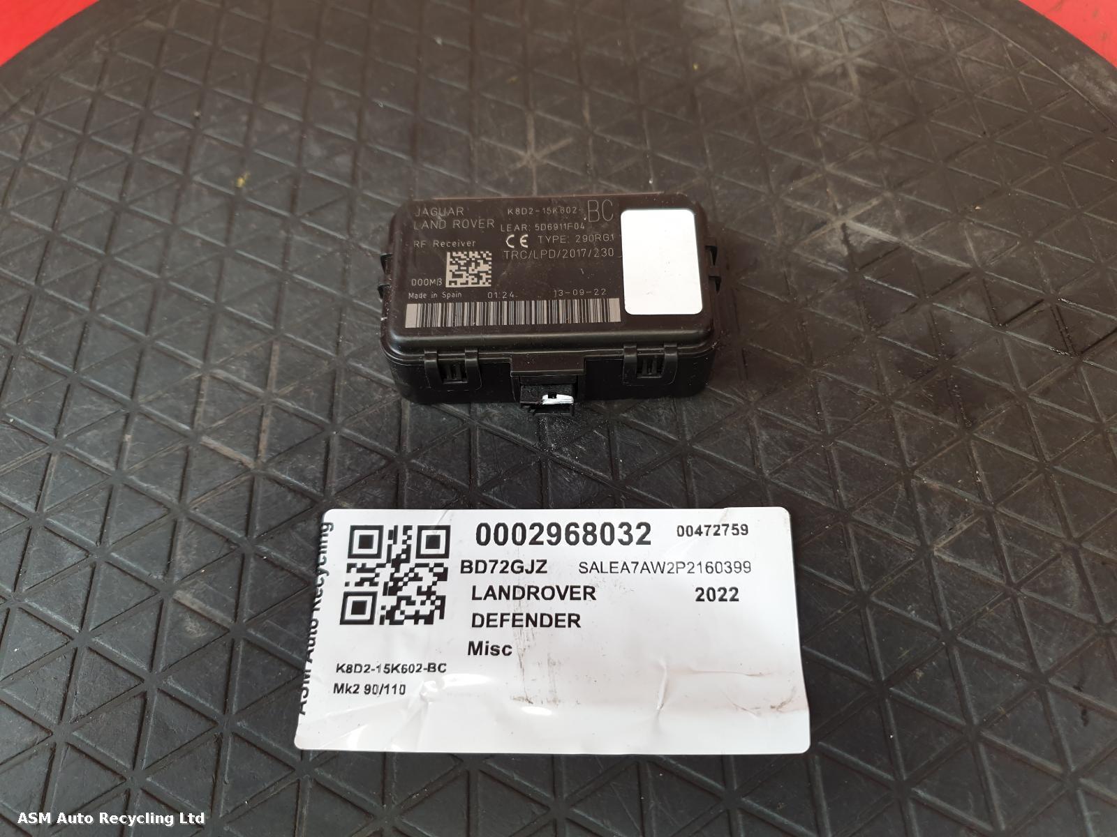 View Auto part ECU Land Rover Defender 2022