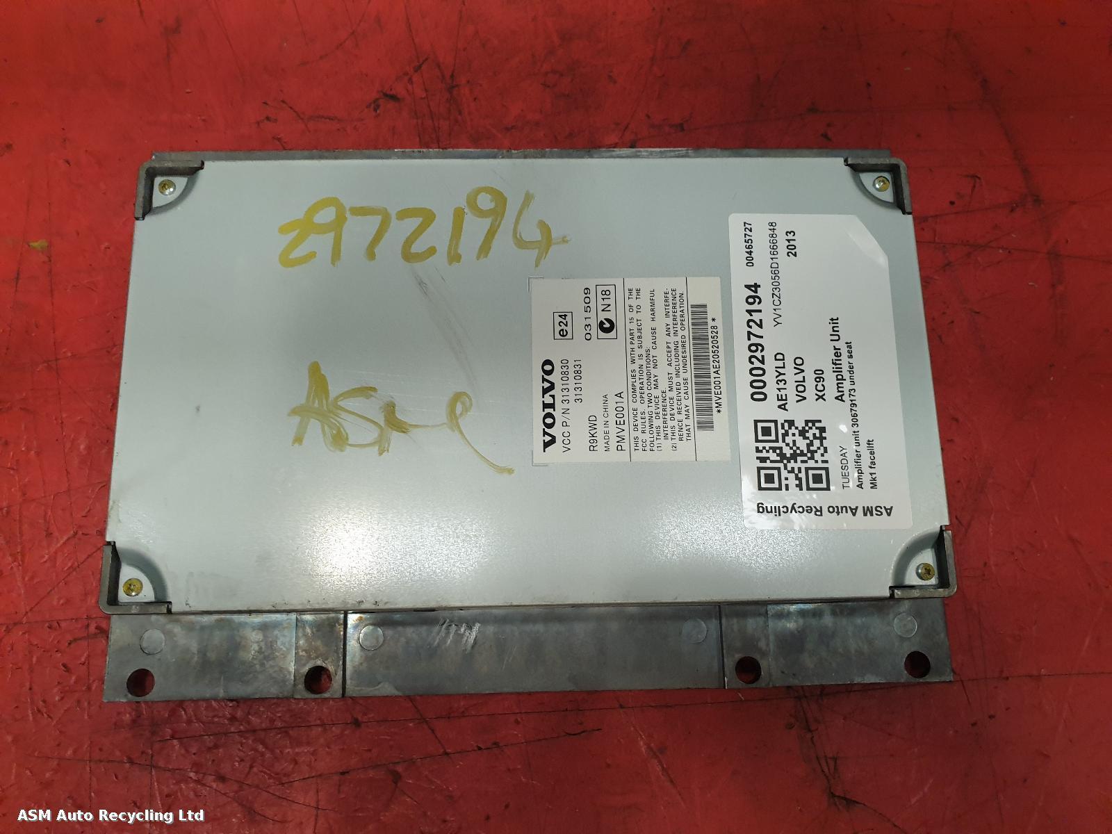View Auto part Amplifier Unit Volvo Xc90 2013