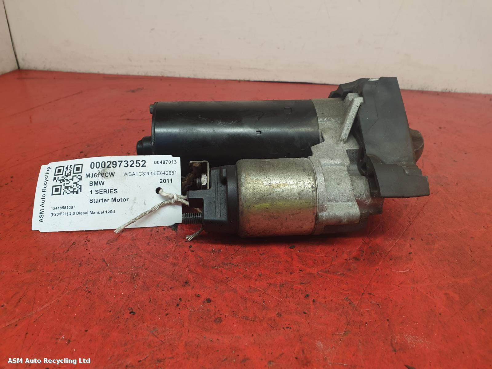 View Auto part Starter Motor Bmw 1 Series 2011