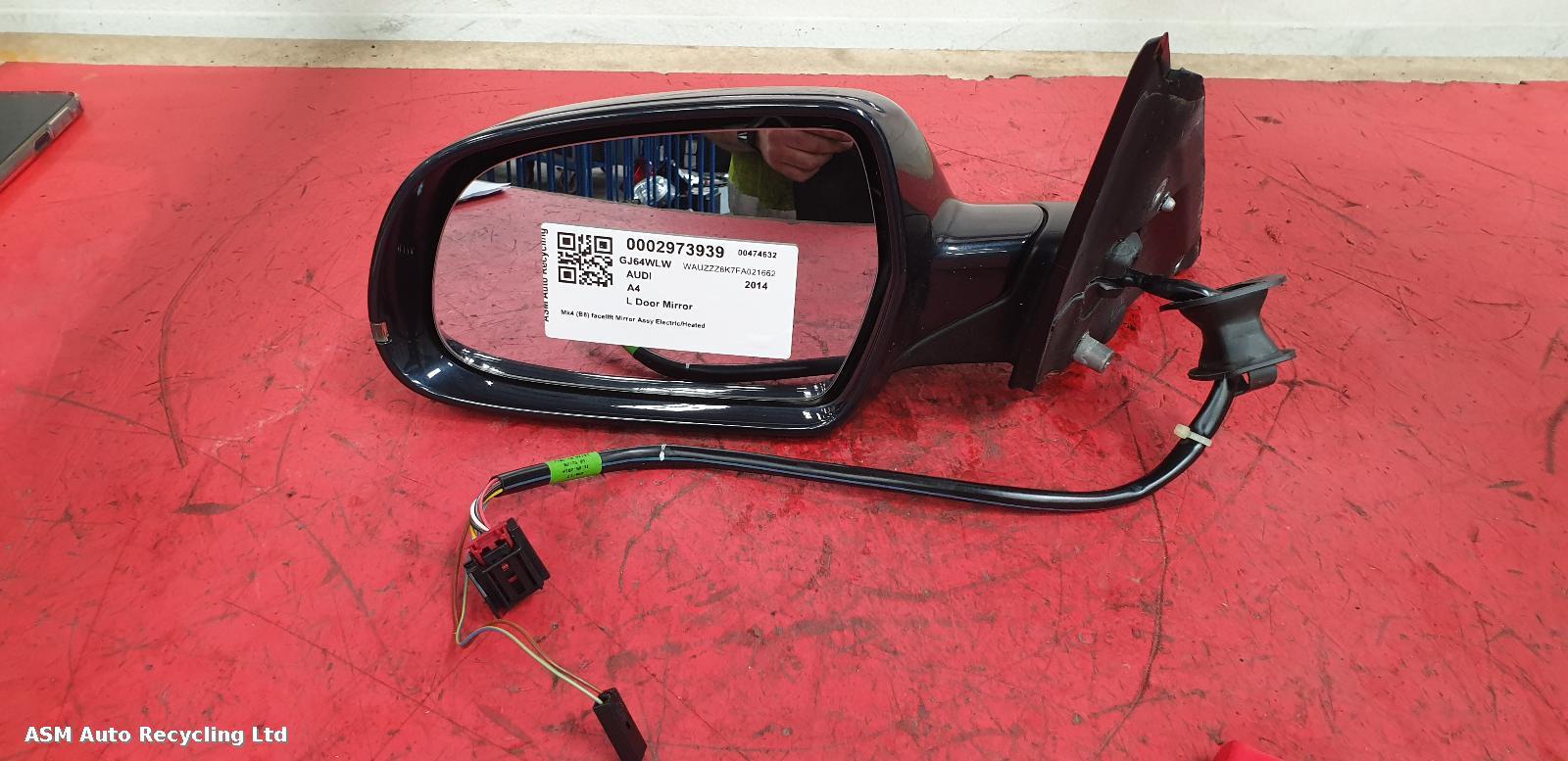 View Auto part L Door Mirror Audi A4 2014