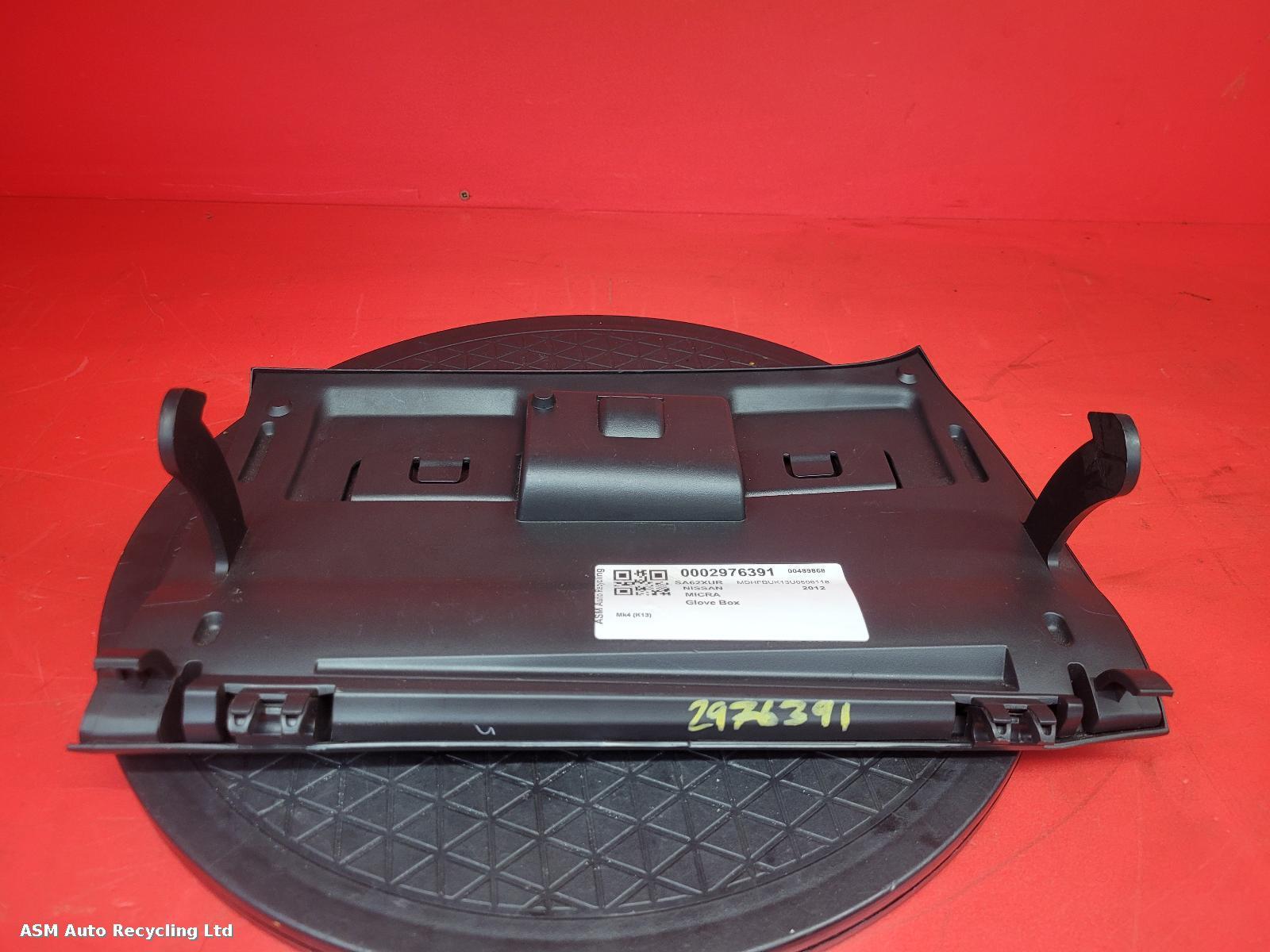 View Auto part Glove Box Nissan Micra 2012