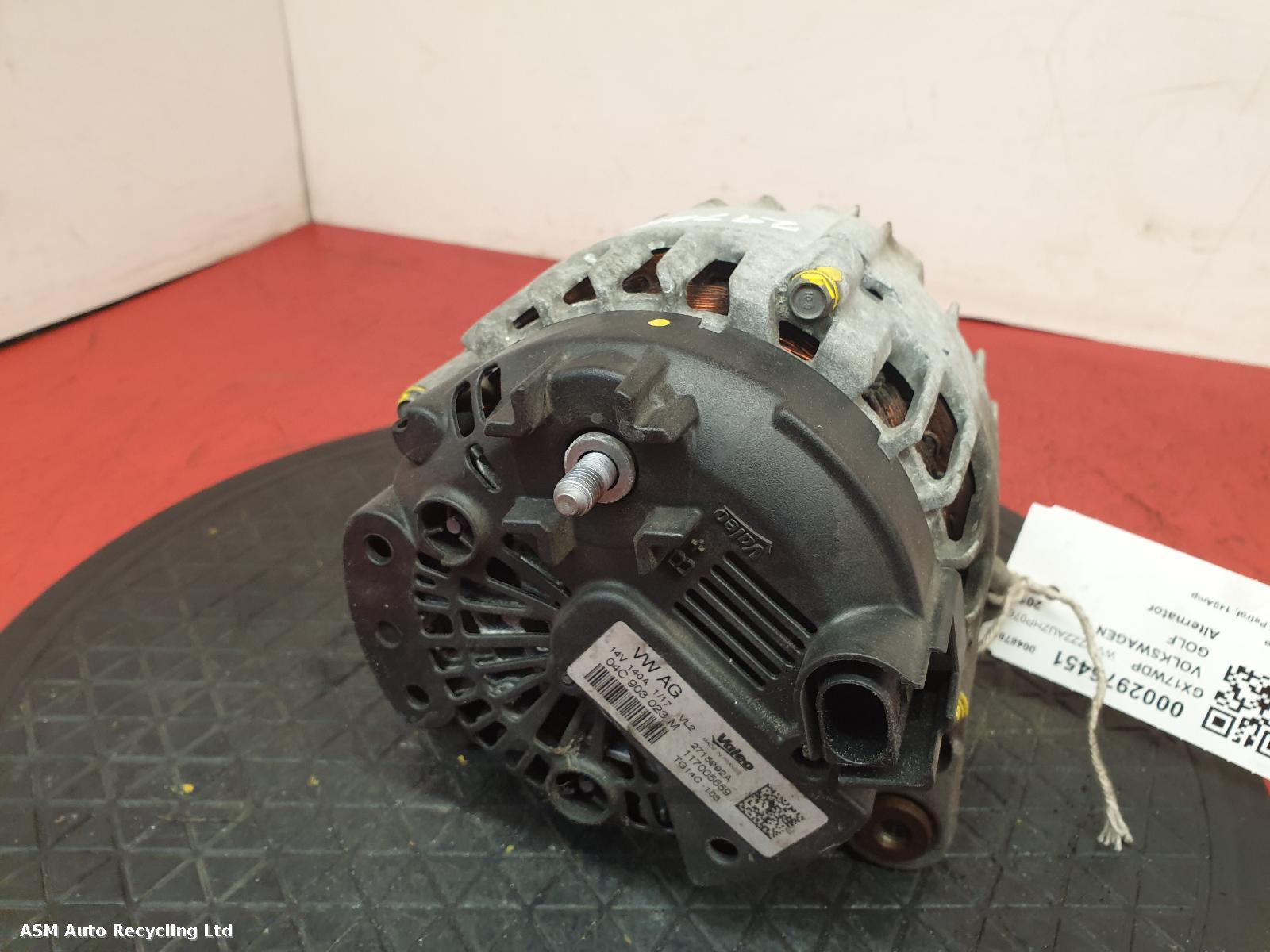 View Auto part Alternator Volkswagen Golf 2017