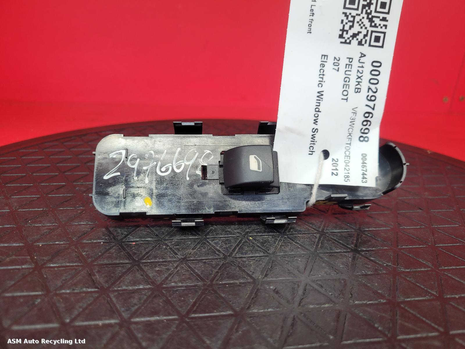 View Auto part Elect. Window Switch Peugeot 207 2012