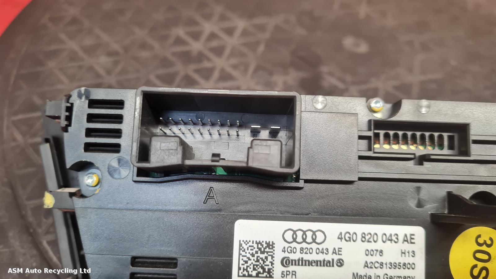 View Auto part Heater/AC Controller Audi A7 2013