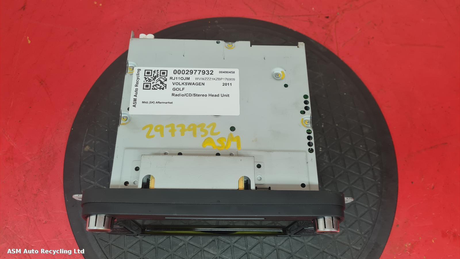 View Auto part A/V Equipment Volkswagen Golf 2011