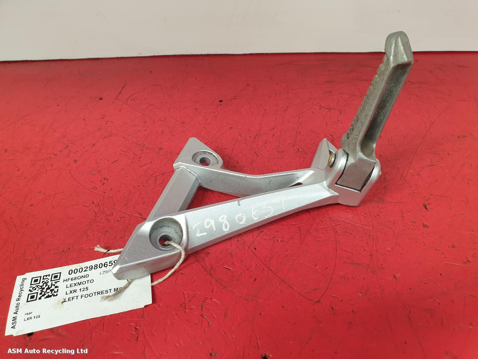 View Auto part Left Footrest Lexmoto Lxr 125 2018