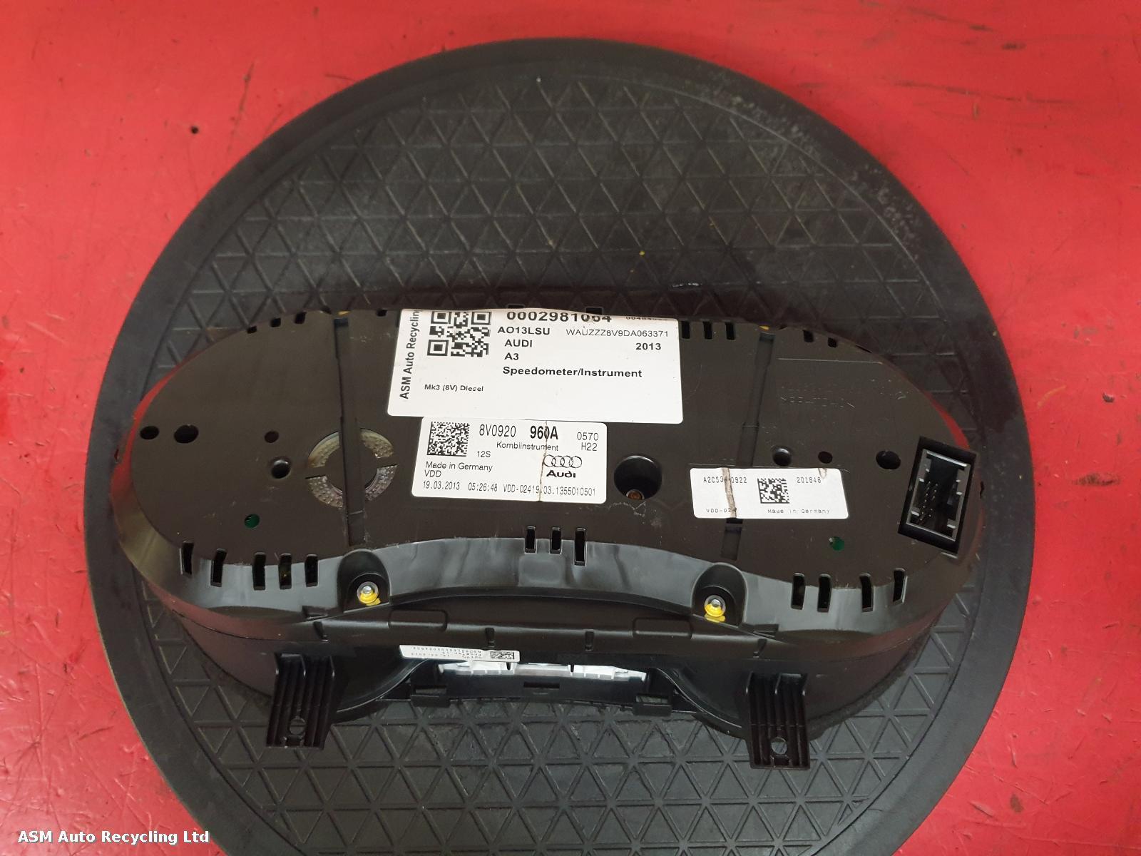 View Auto part Speedometer Audi A3 2013