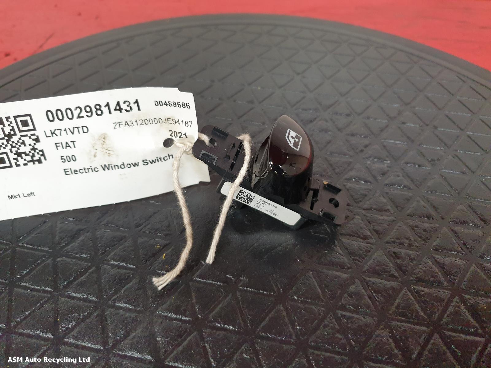 View Auto part Elect. Window Switch Fiat 500 2021