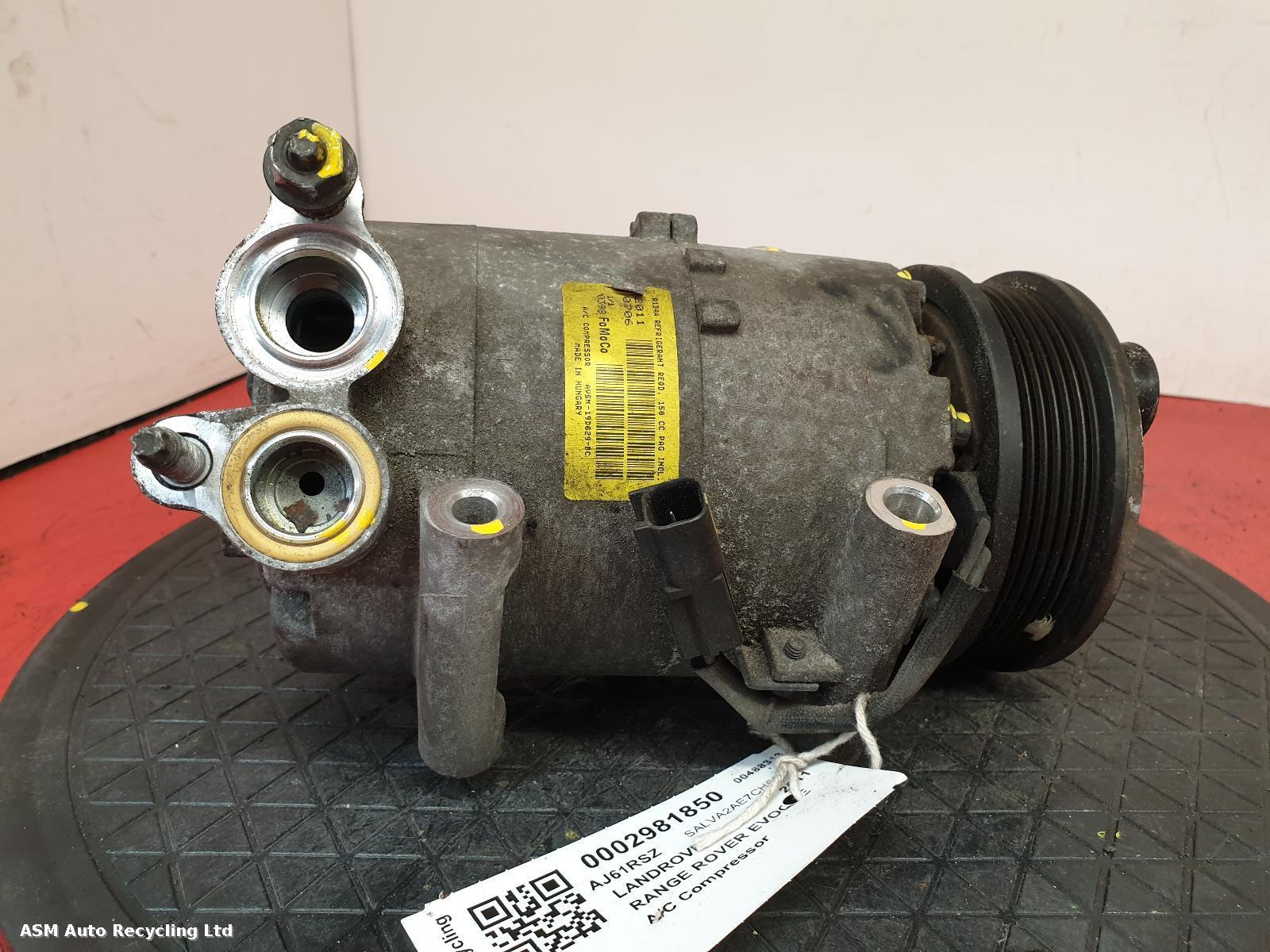 View Auto part Compressor Land Rover Range Rover Evoque 2011