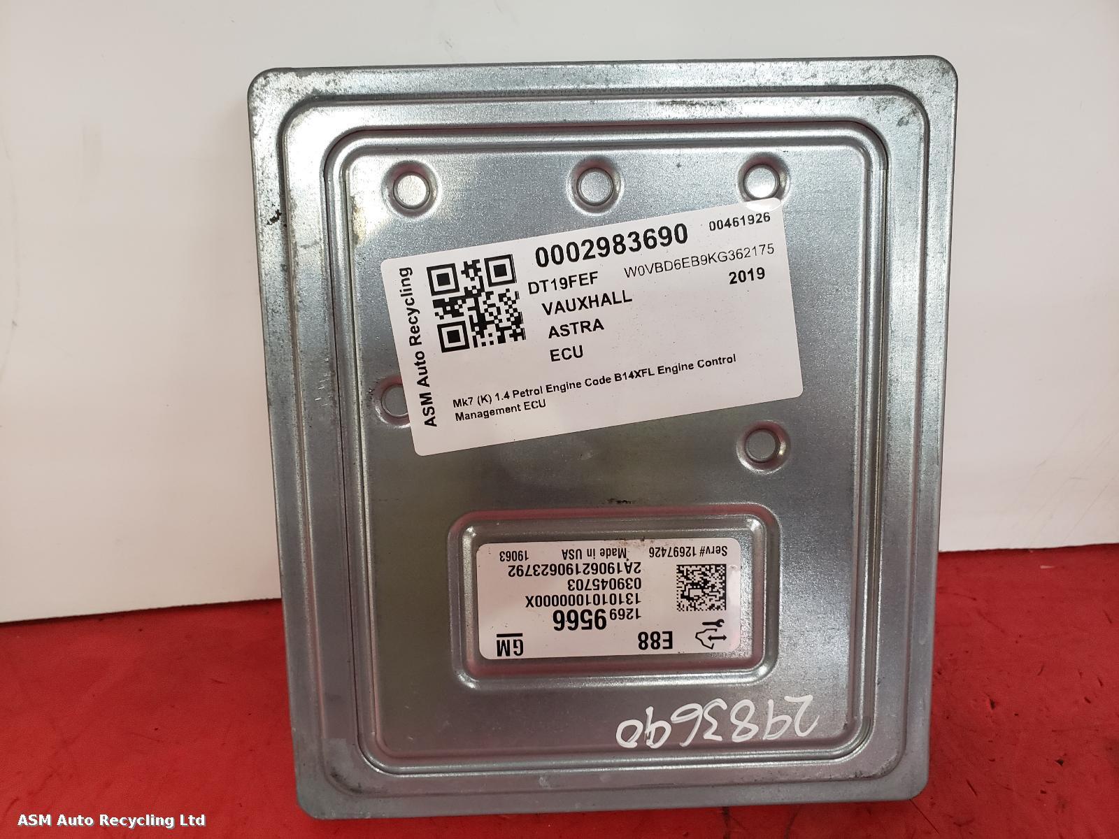 View Auto part ECU Vauxhall Astra 2019