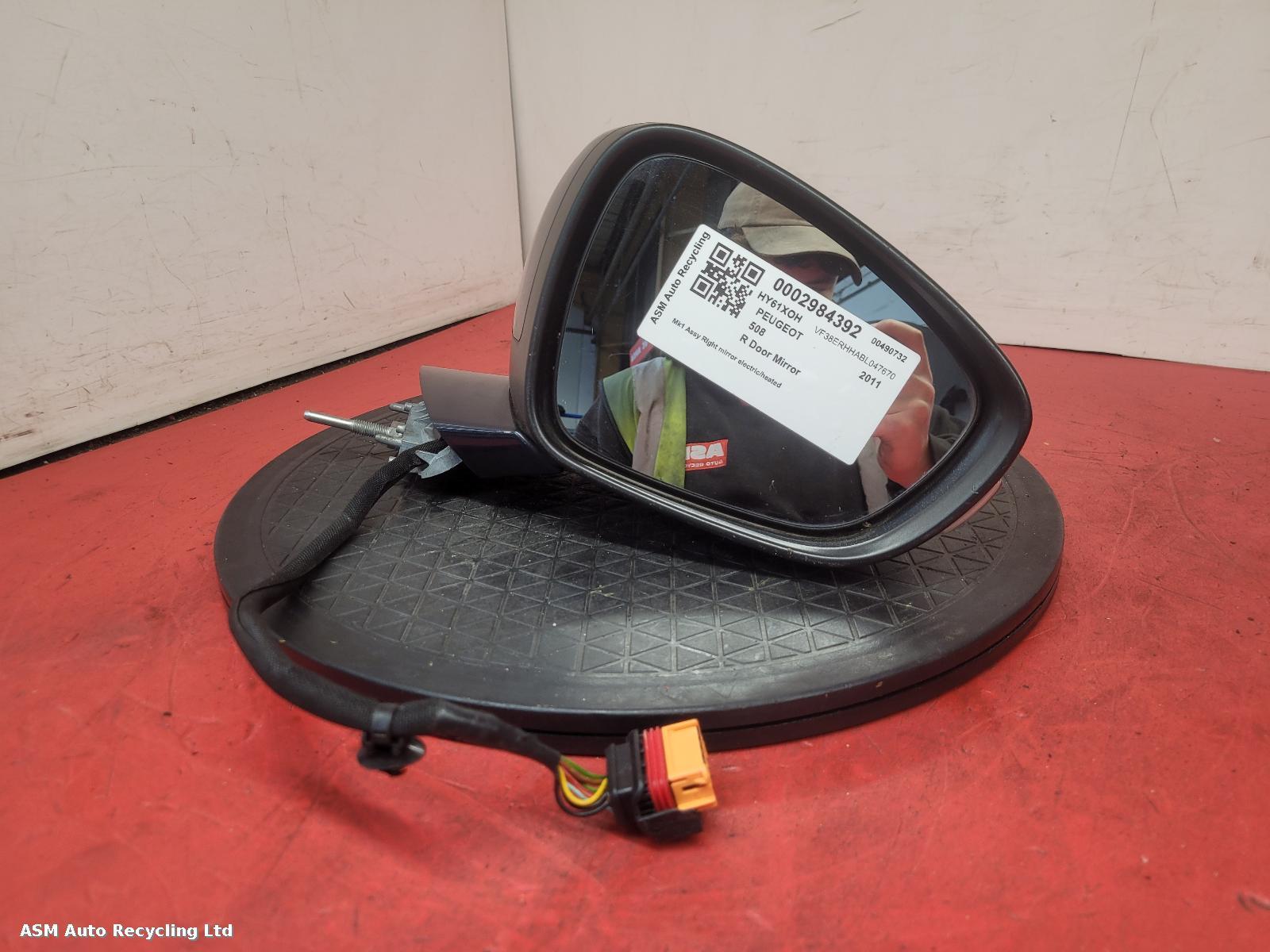 View Auto part R Door Mirror Peugeot 508 2011