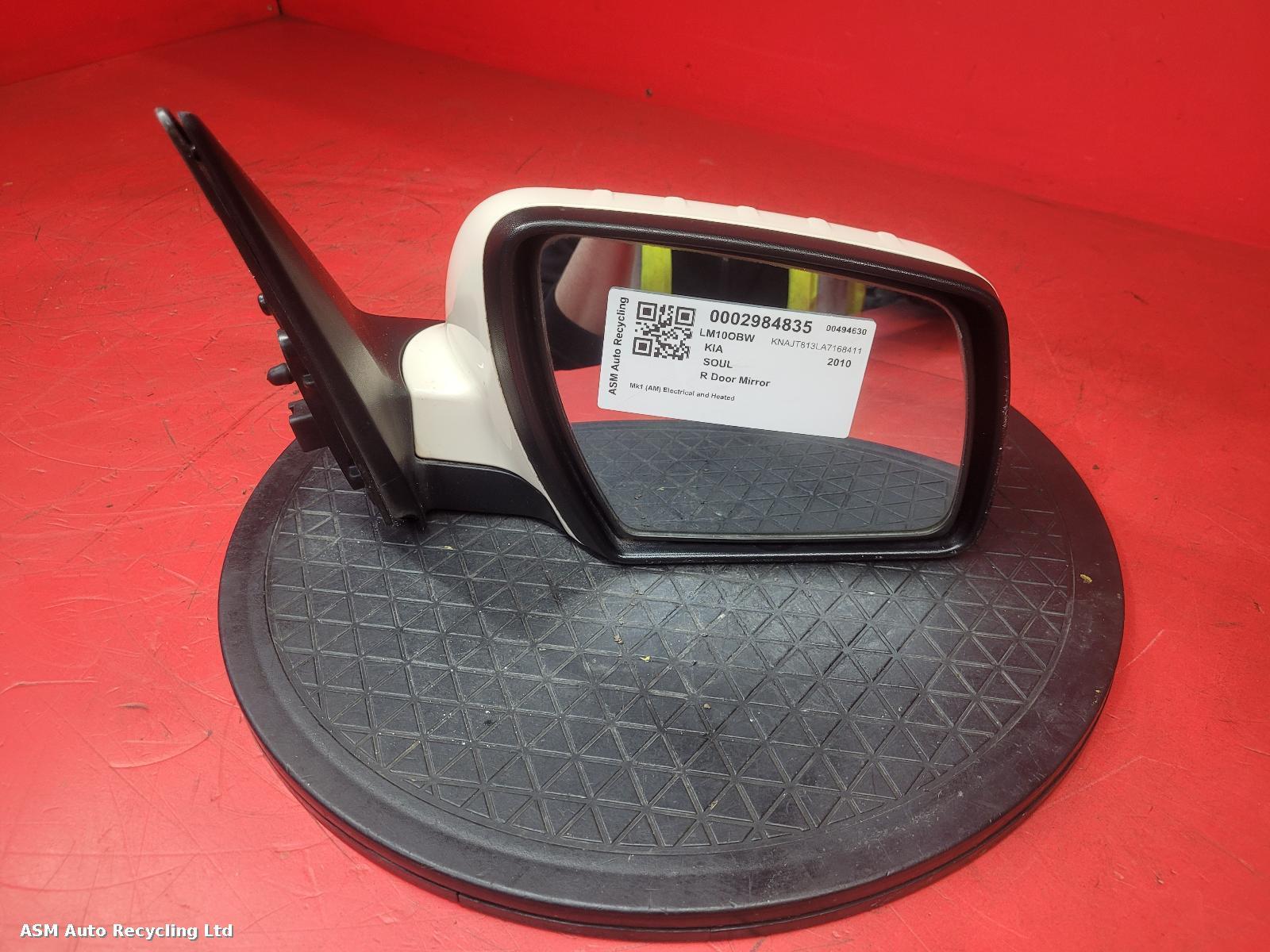 View Auto part R Door Mirror Kia Soul 2010