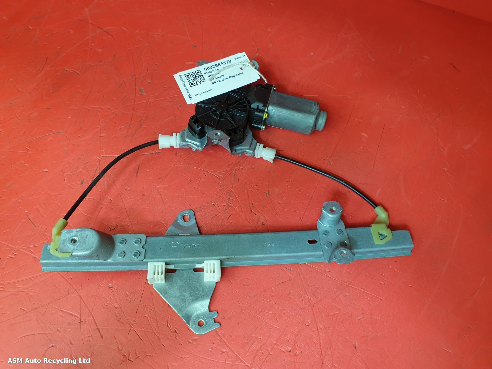 View Auto part RR Window Regulator Nissan Qashqai 2009