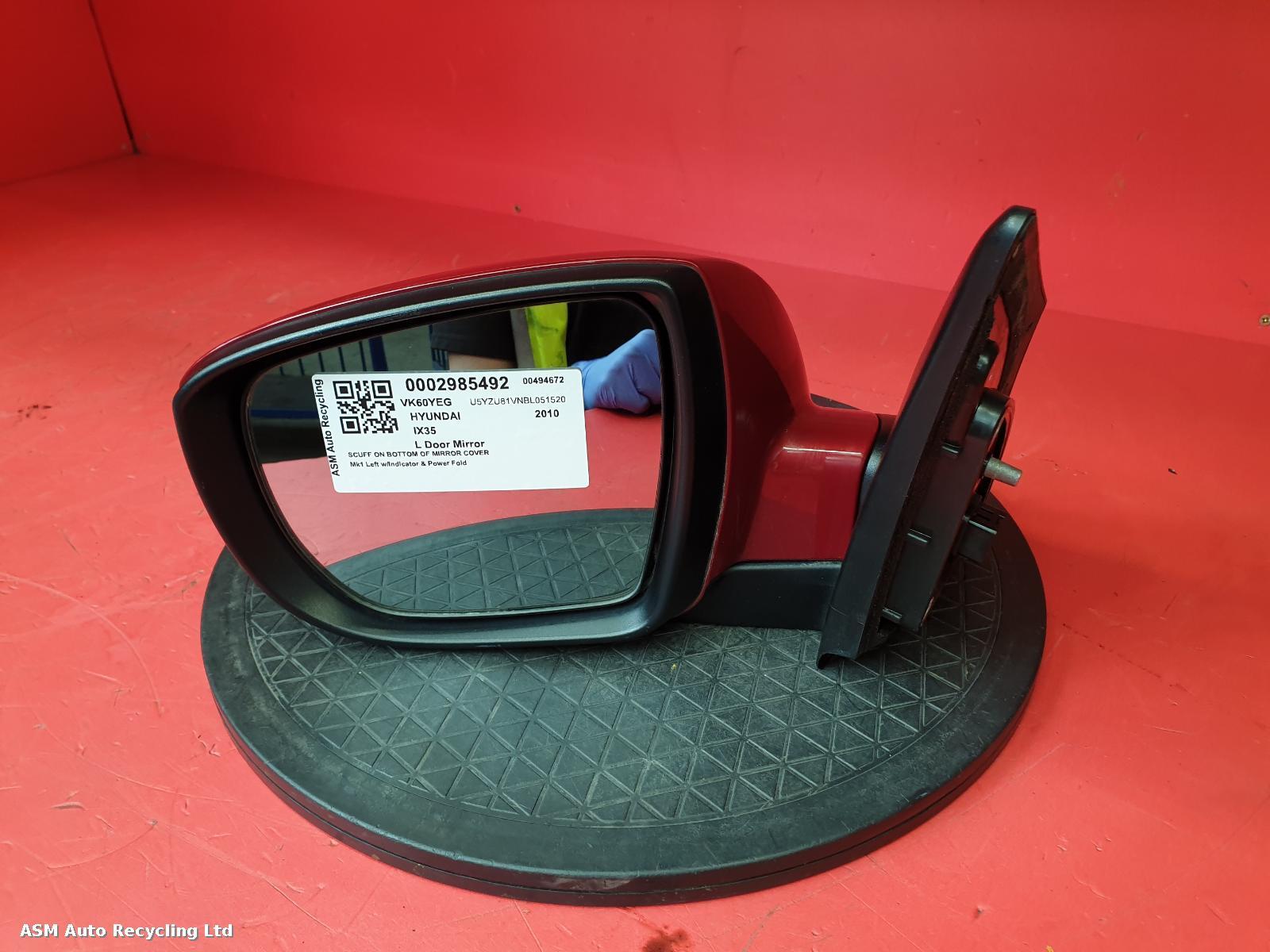 View Auto part L Door Mirror Hyundai Ix35 2010