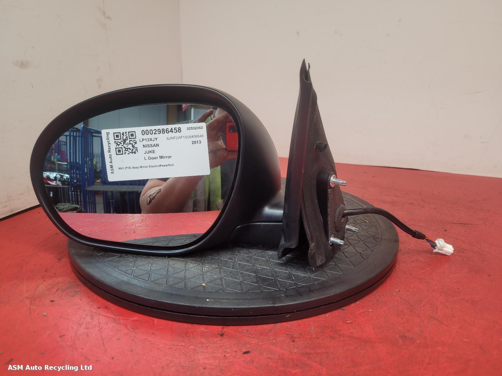 View Auto part L Door Mirror Nissan Juke 2013
