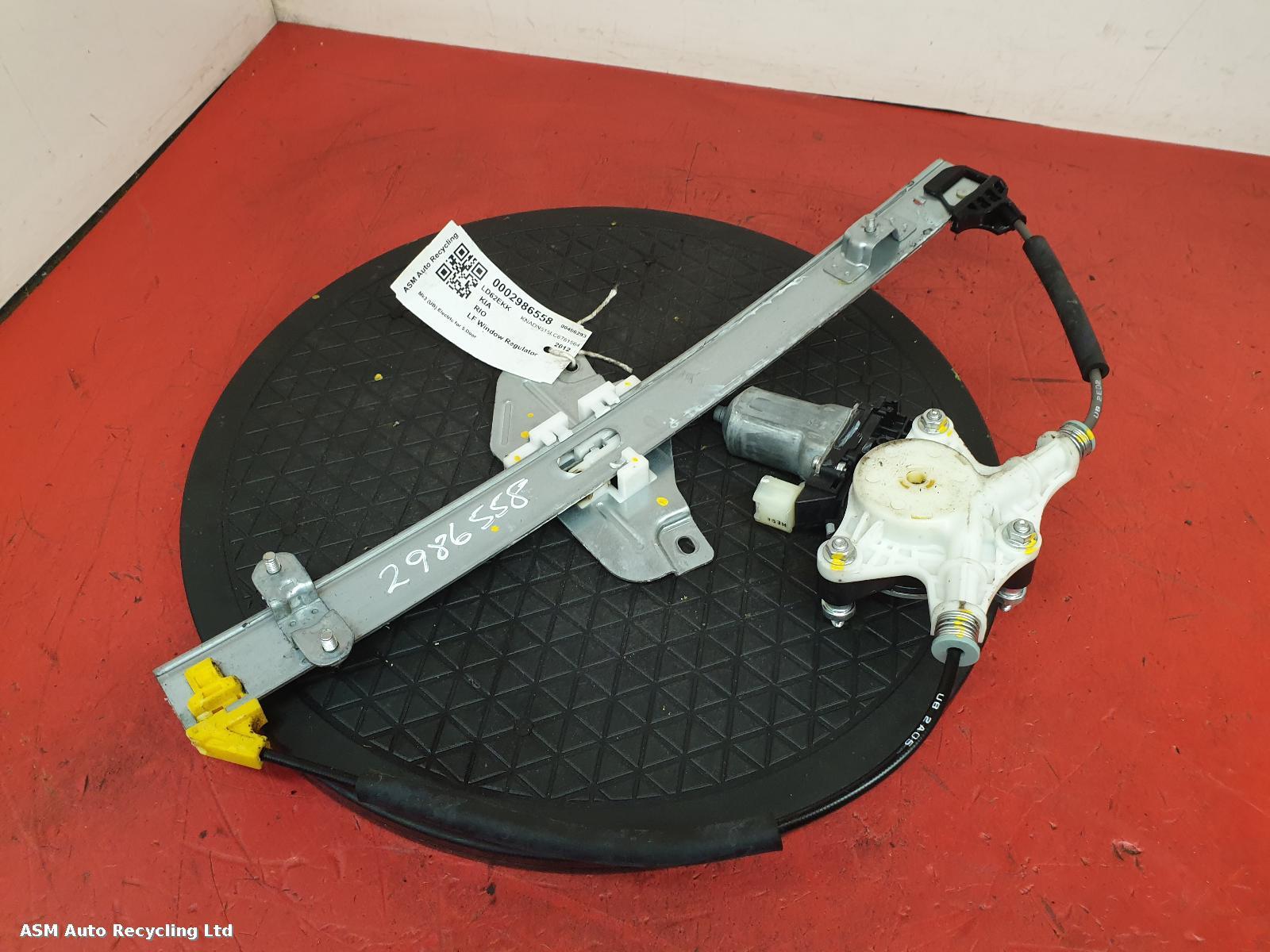 View Auto part LF Window Regulator Kia Rio 2012