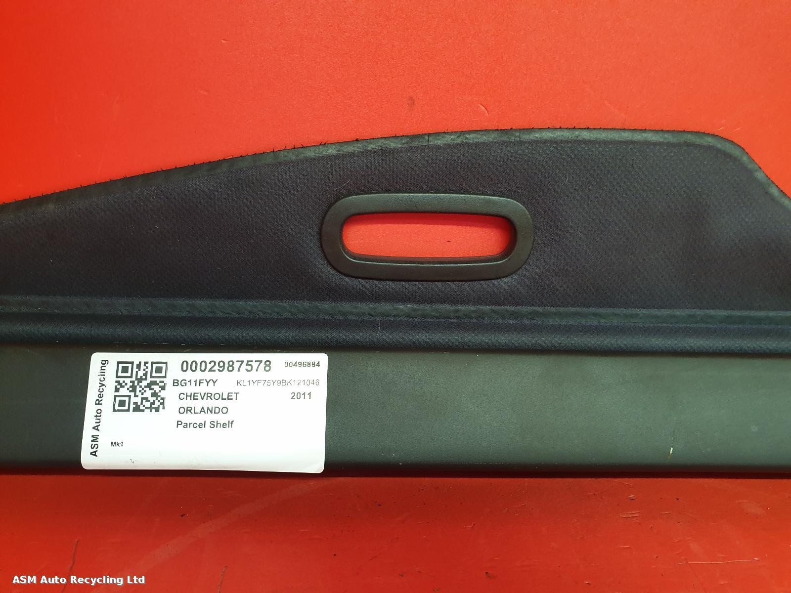 View Auto part Parcel Shelf Chevrolet Orlando 2011