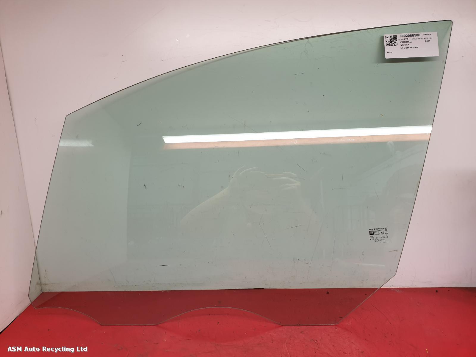 View Auto part LF Door Window Vauxhall Meriva 2011