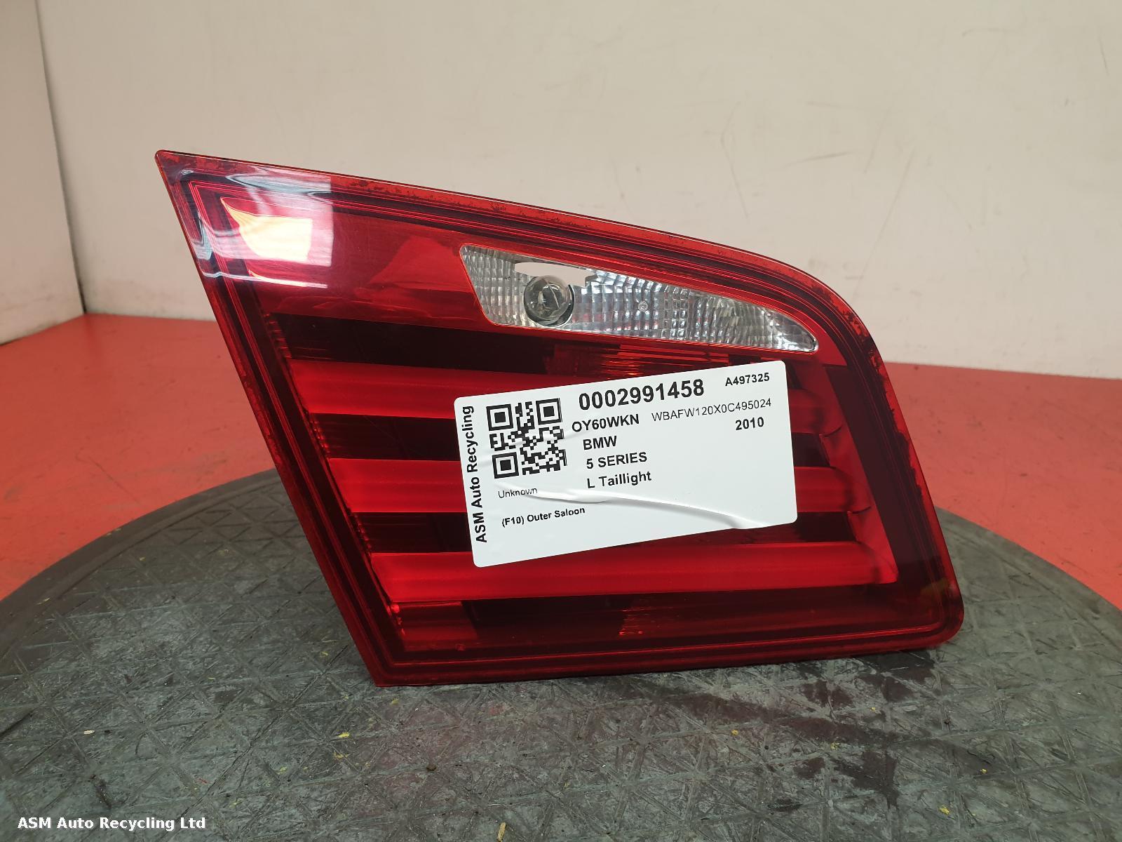 View Auto part L Taillight Bmw 5 Series 2010