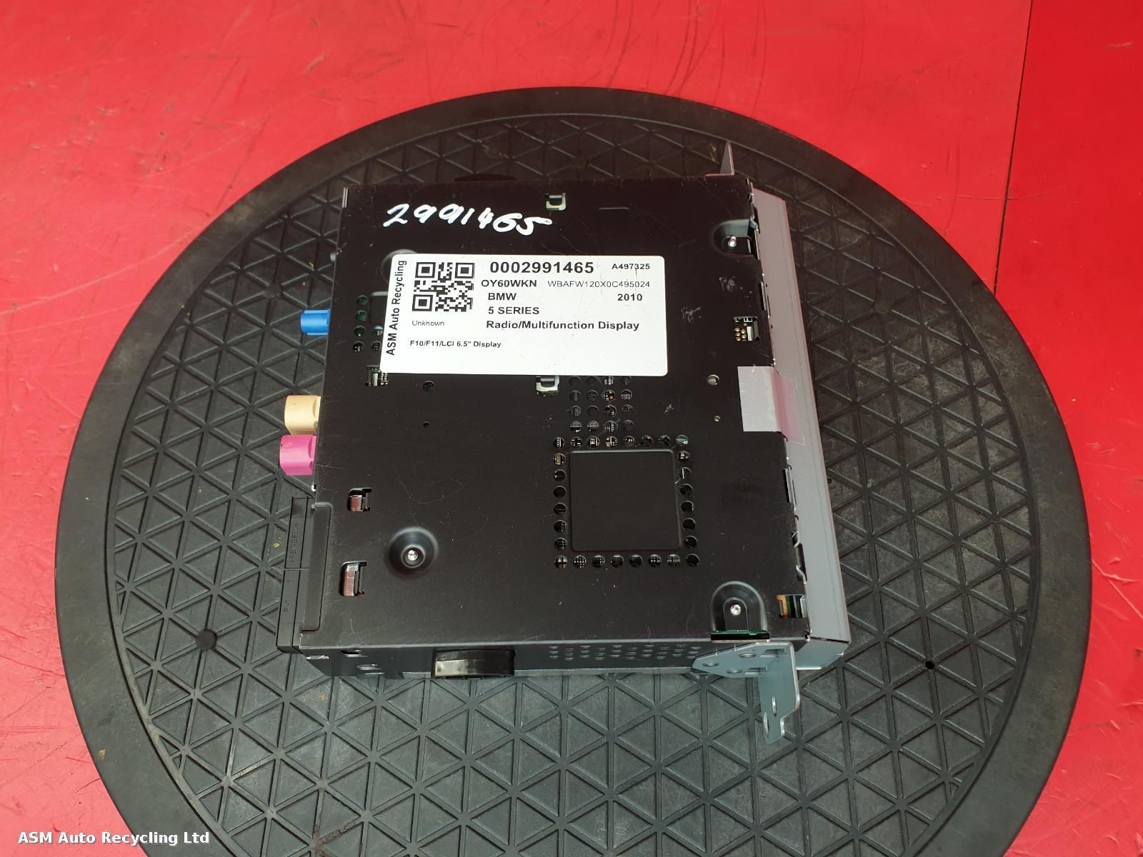 View Auto part Radio Display Bmw 5 Series 2010